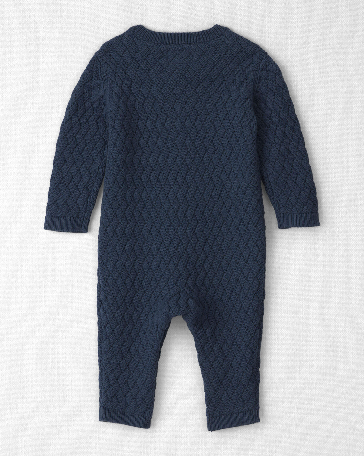 Baby Organic Cotton Sweater Knit Jumpsuit - Image 2