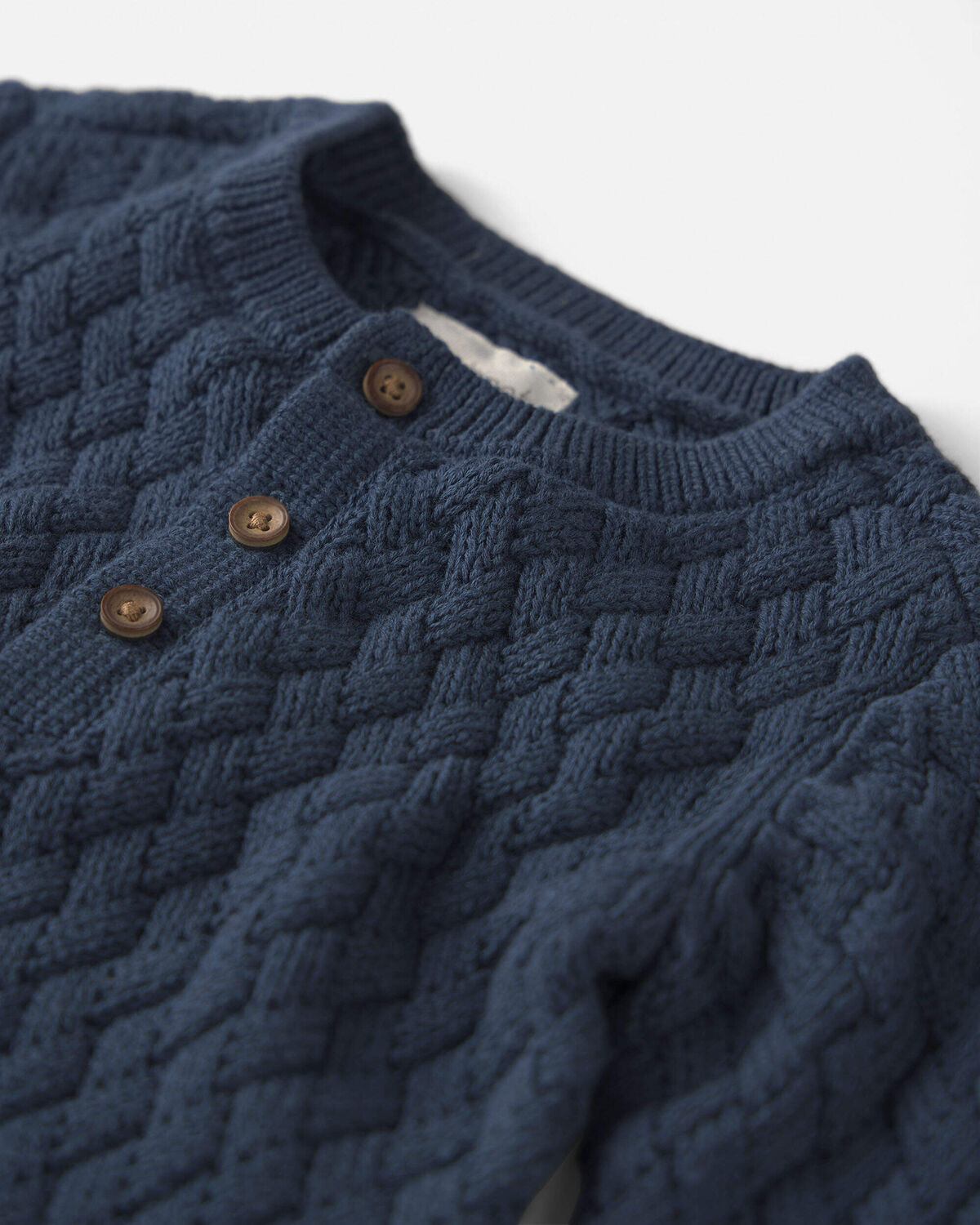 Baby Organic Cotton Sweater Knit Jumpsuit - Image 3