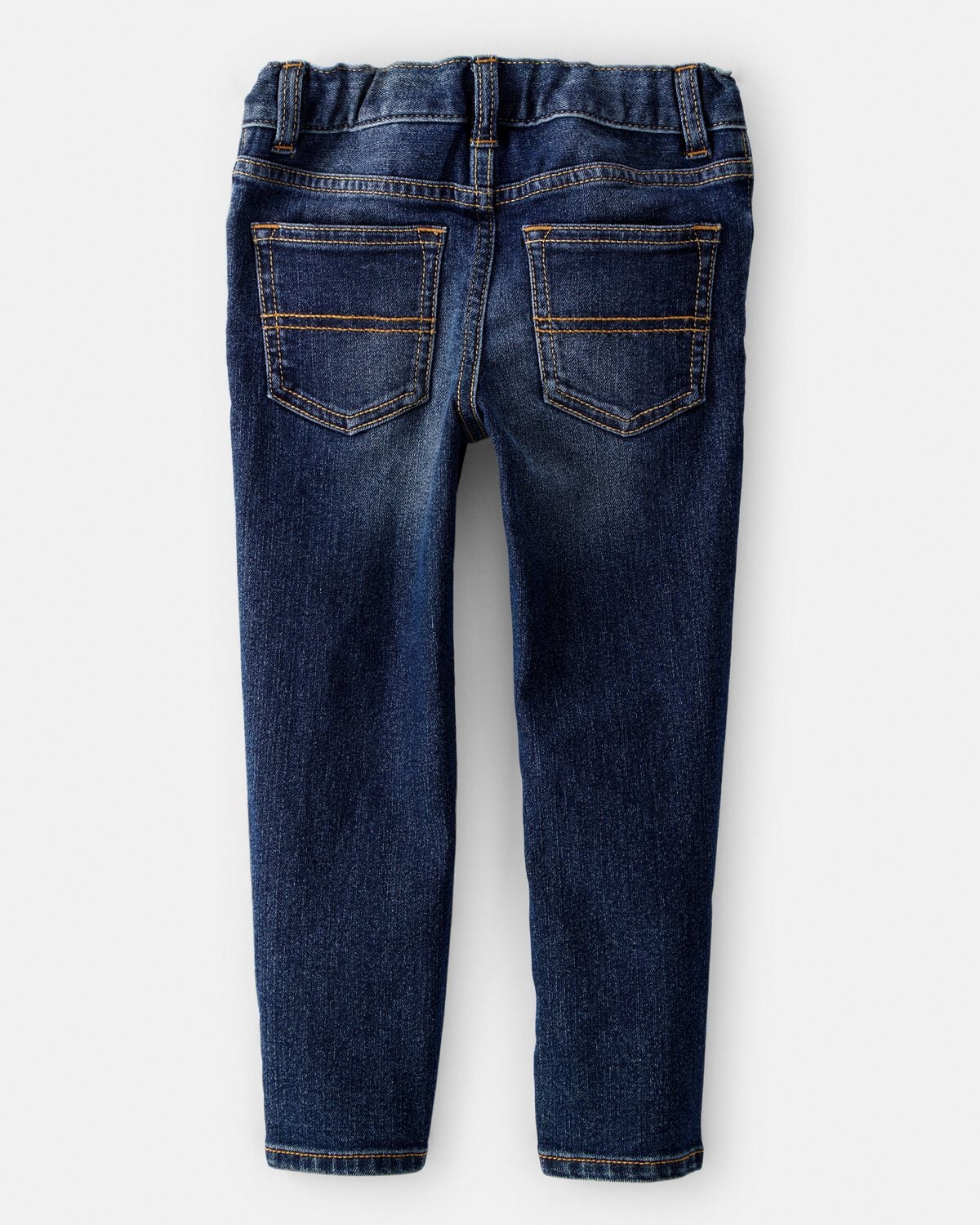 Toddler Boy Dark Blue Wash Classic Jeans - Image 2