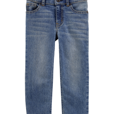 Toddler Neutral Medium Wash Straight-Leg Jeans