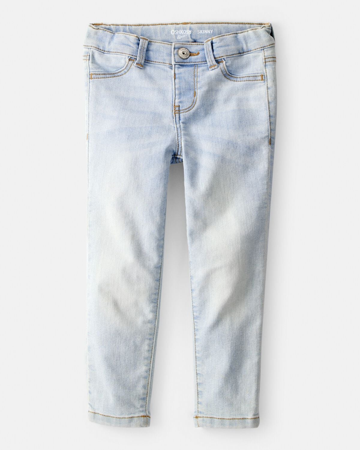 Toddler Blue Ice Wash Skinny-Leg Jeans