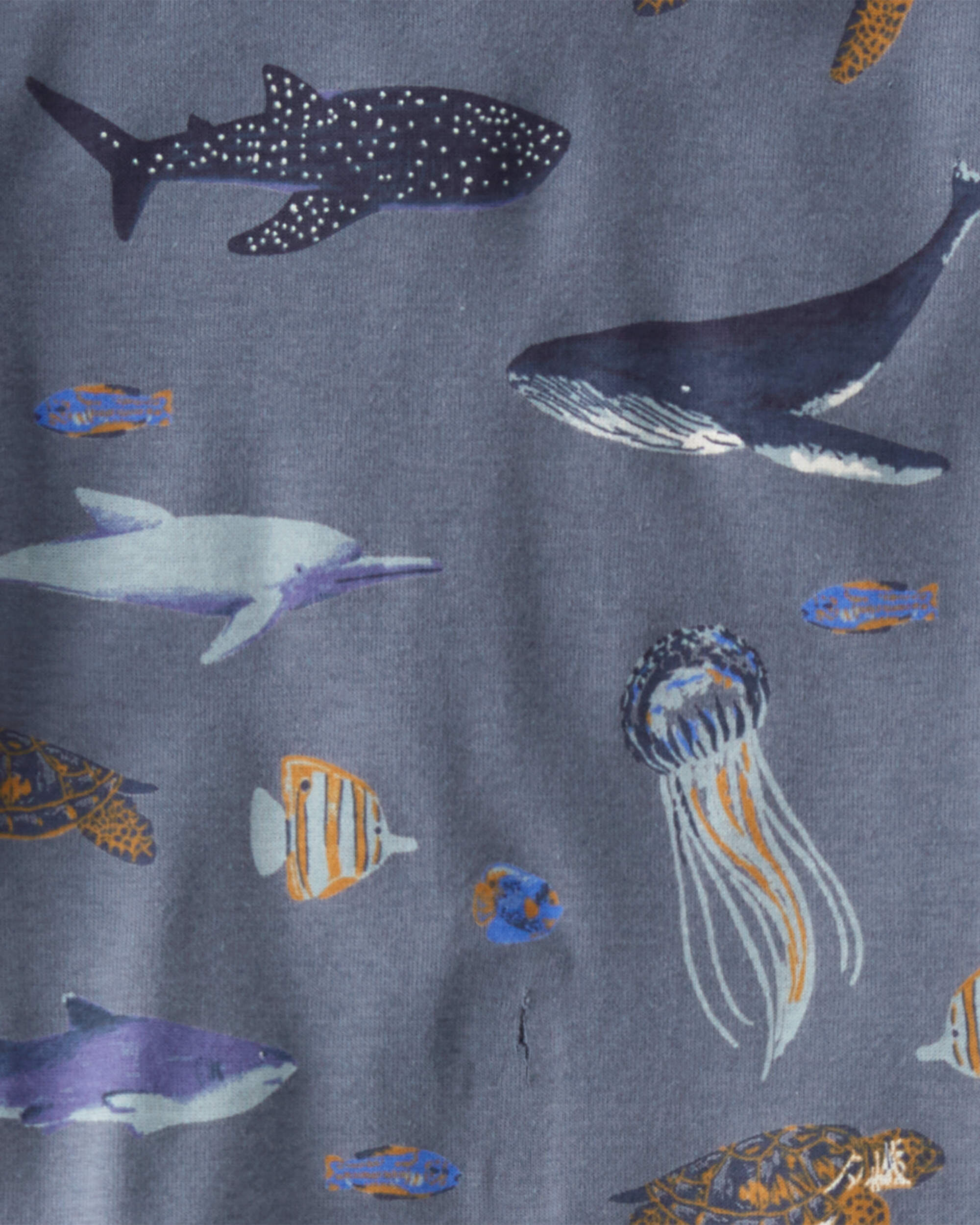 Toddler Dinosaur Print Organic Cotton Pajamas Set - Image 5