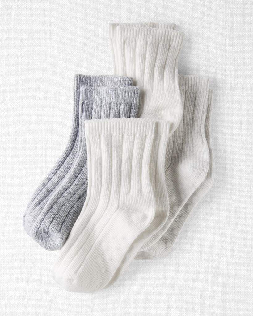 Toddler 4-Pack Slip Resistant Socks - Image 4