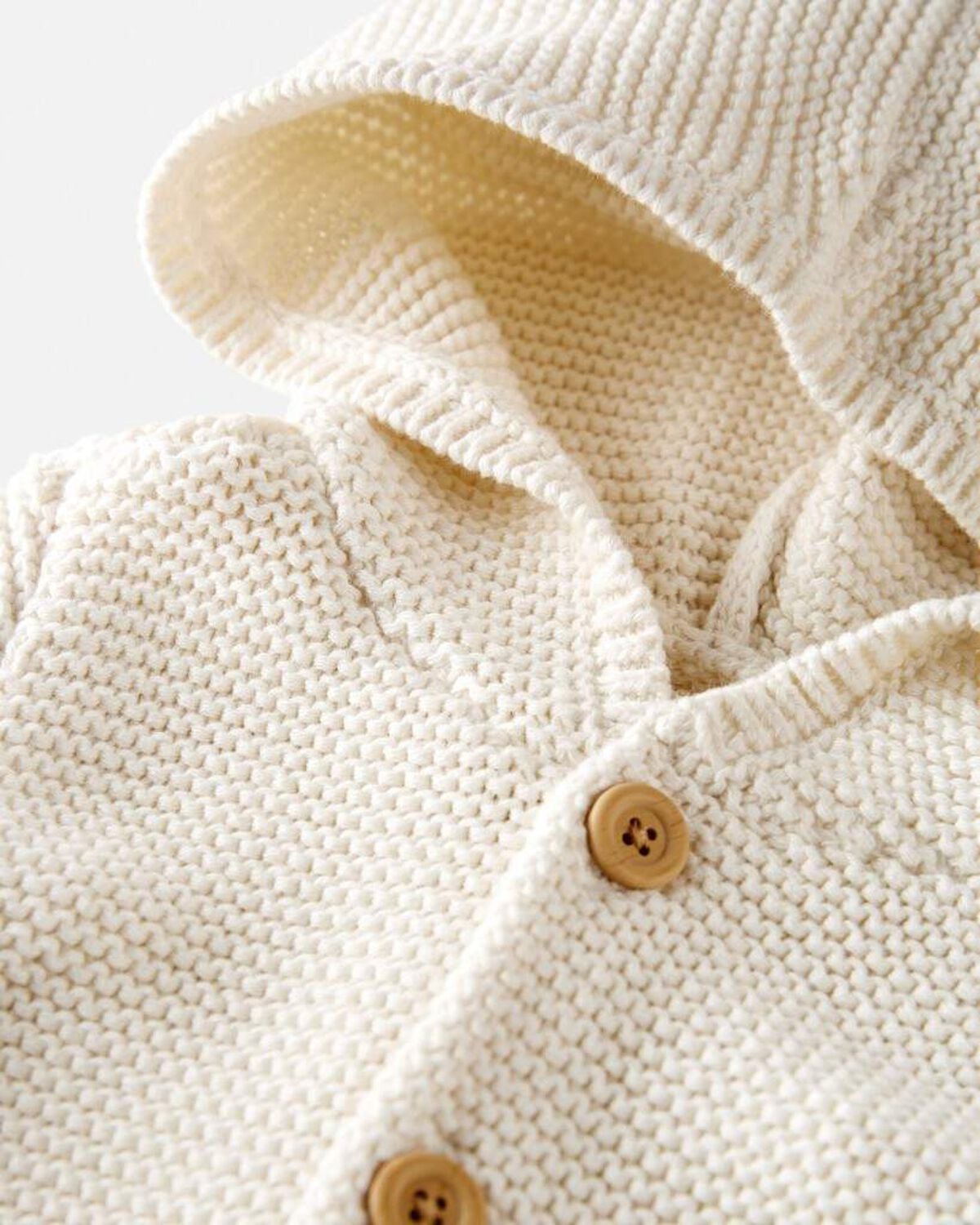 Toddler Organic Cotton Signature Stitch Cardigan - Image 2