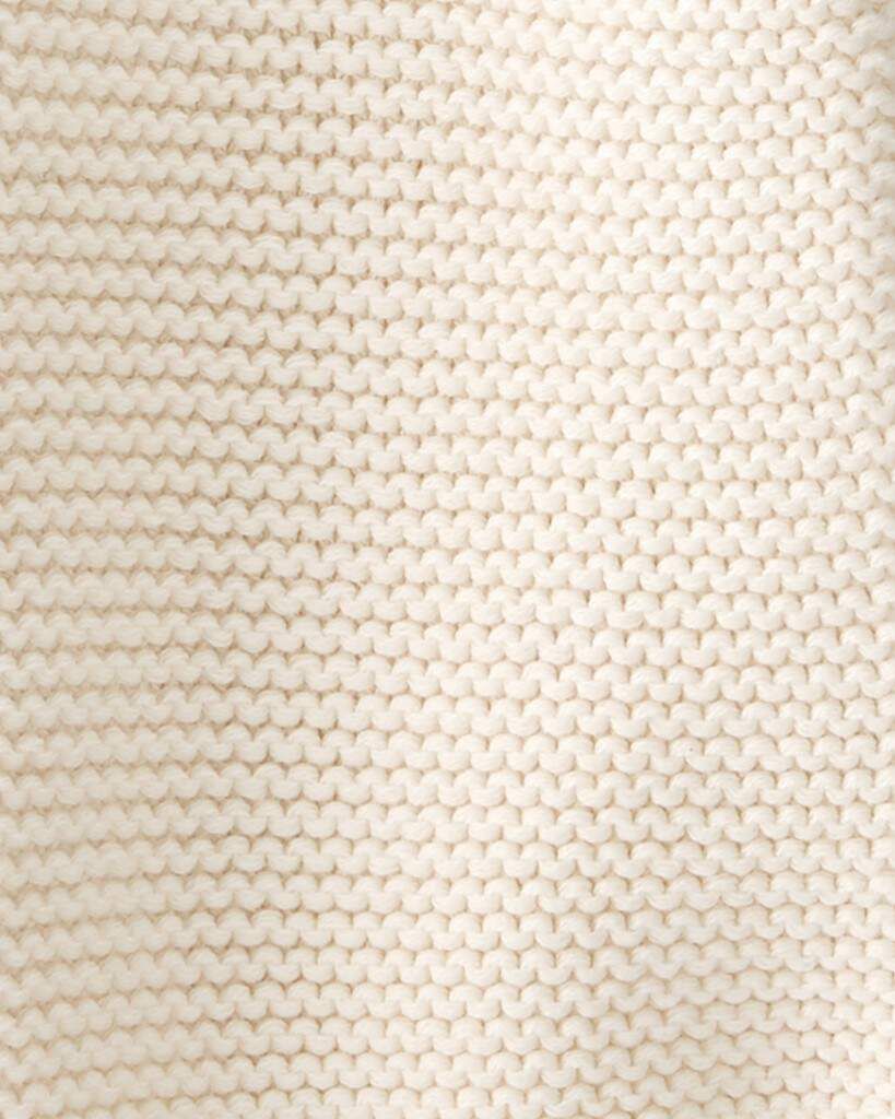 Toddler Organic Cotton Signature Stitch Cardigan - Image 4