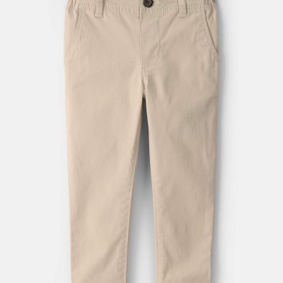 Toddler Boy Slim Tapered Chino Pants - Khaki