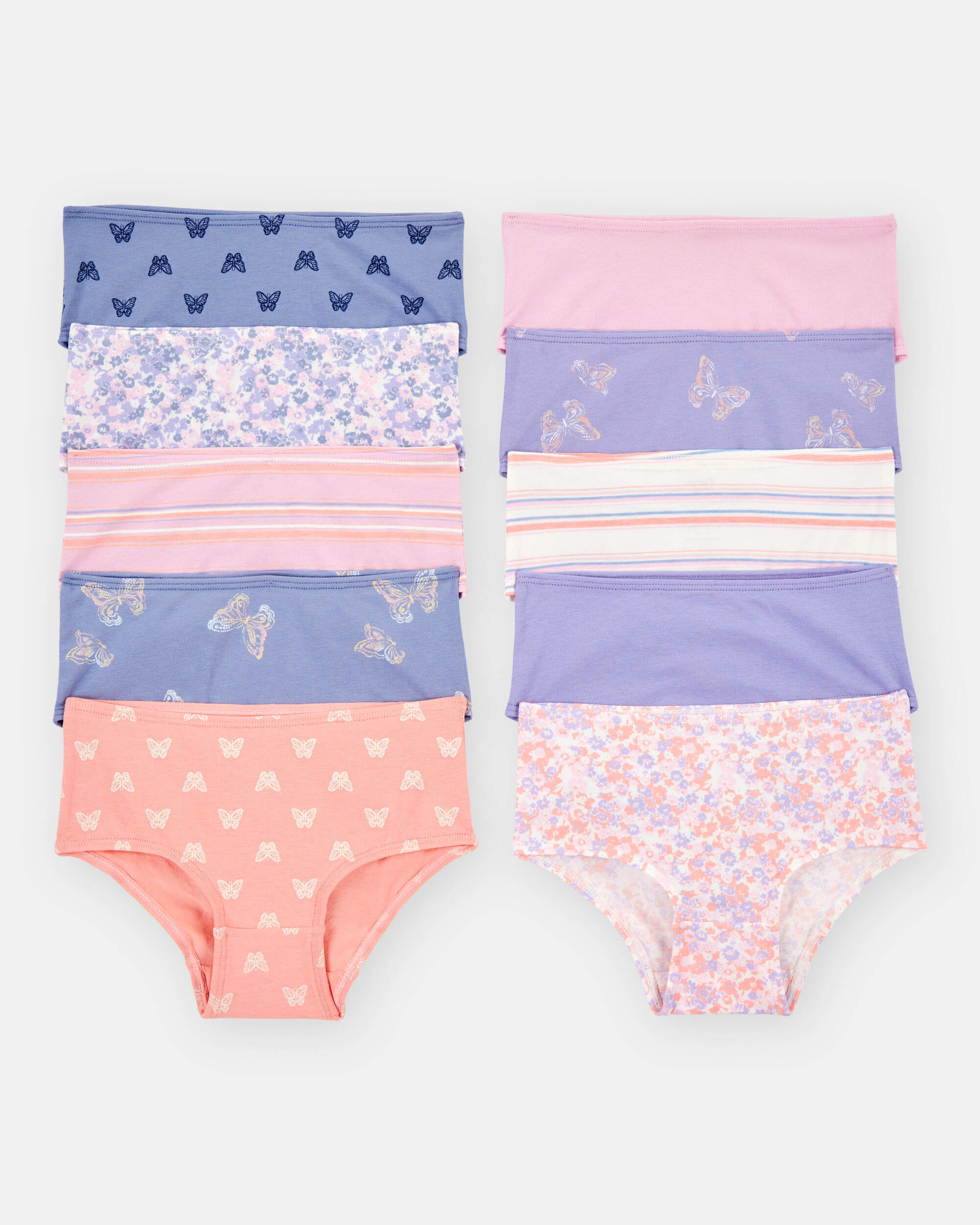 Toddler Girl 10-Pack Strawberry Print Brief Underwear - Image 3