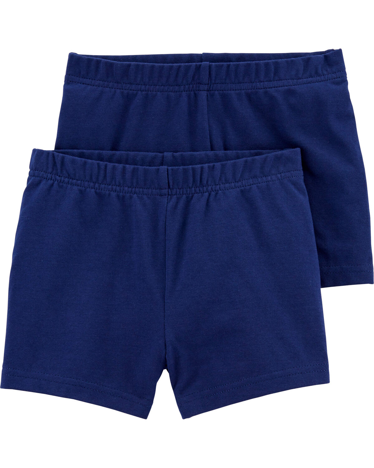 Toddler Girl 2-Pack Cartwheel Shorts - Black/White - Image 4