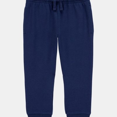 Toddler Boy Pull-On Drawstring Joggers - Blue