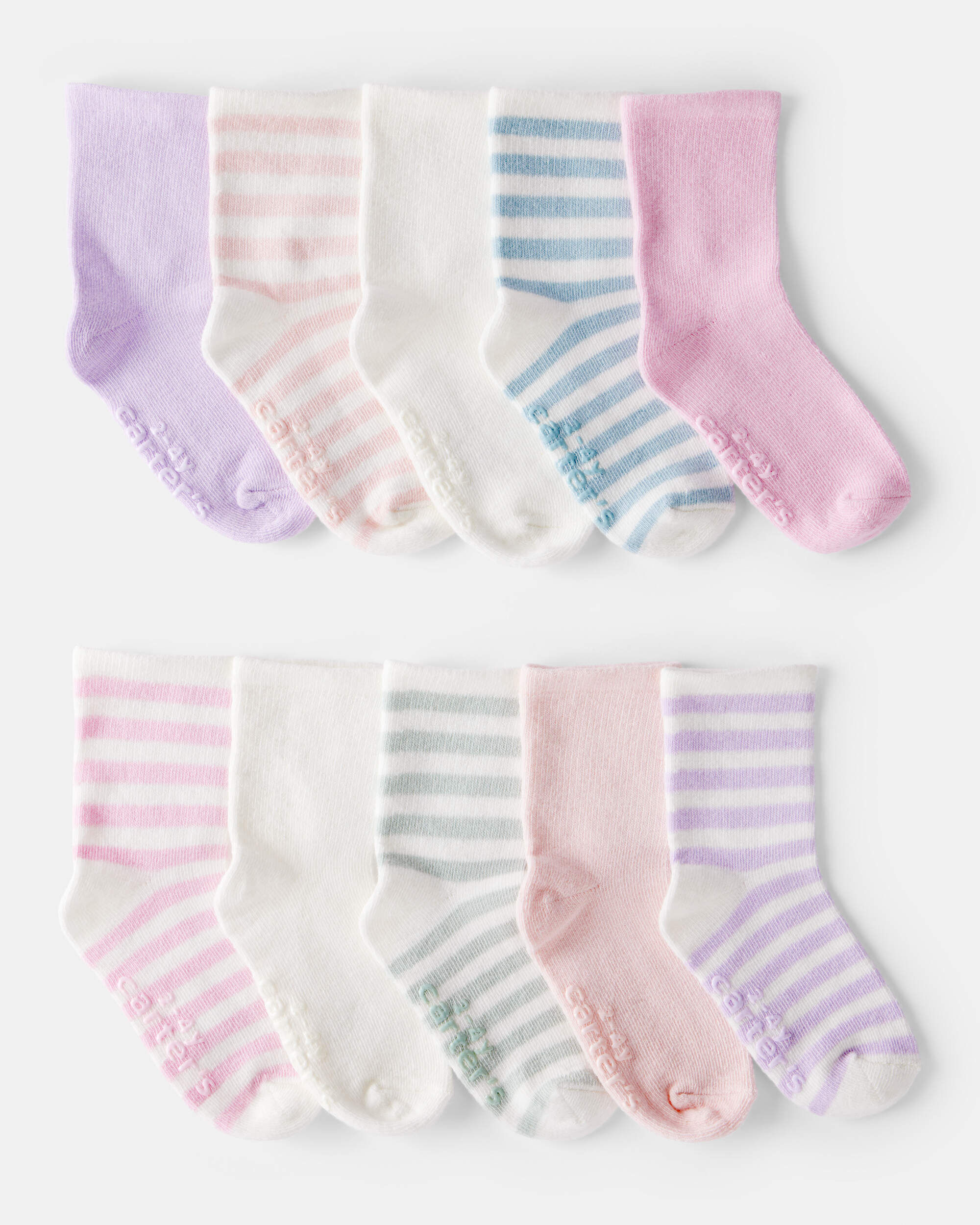 Toddler Girl 10-Pack Crew Socks - Image 3
