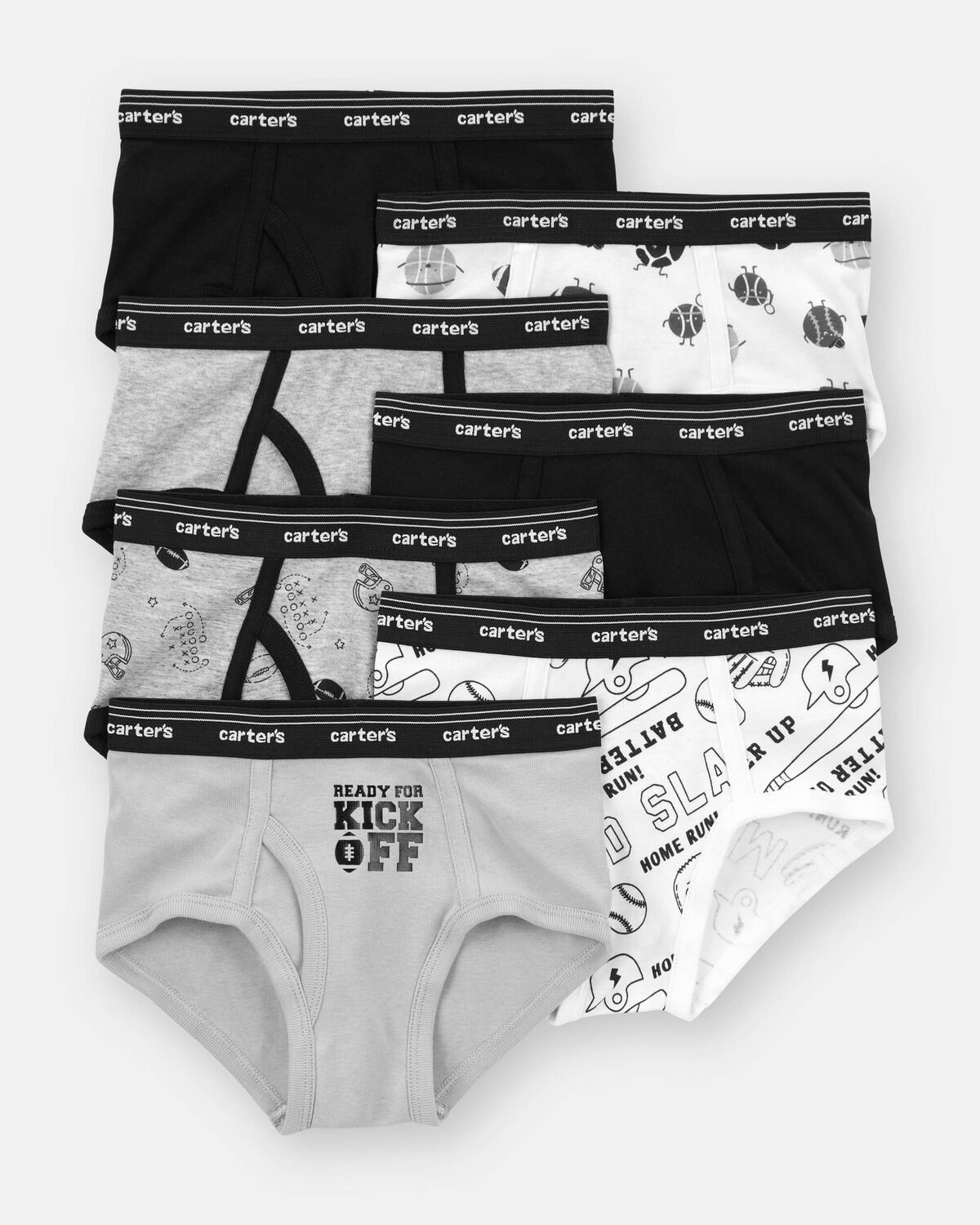 Toddler Boy 7-Pack Sports Print Brief Underwear