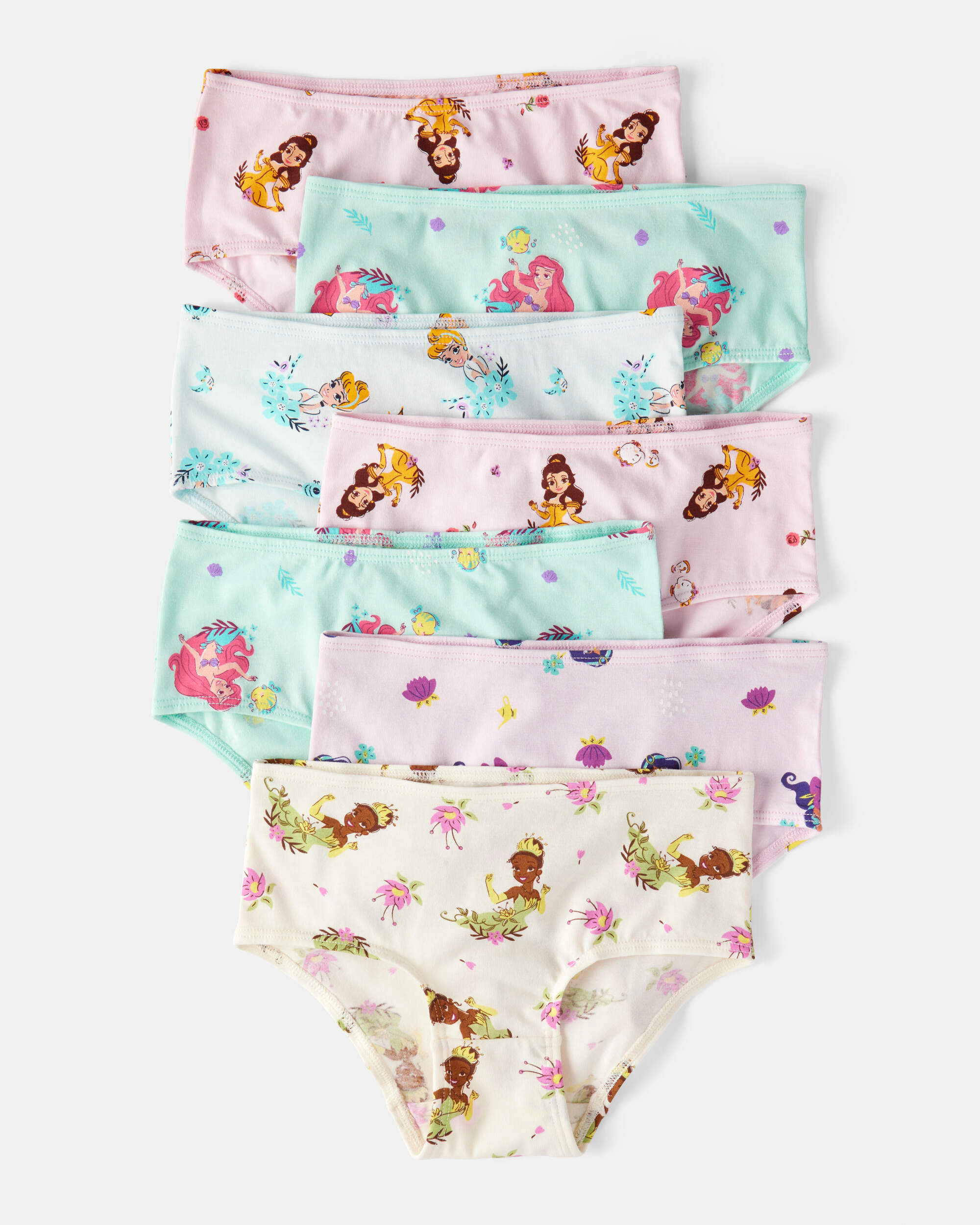 Toddler Girl 7-Pack Disney© Princess Brief Underwear - Image 3