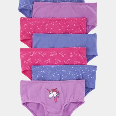 Toddler Girl 7-Pack Unicorn Brief Underwear
