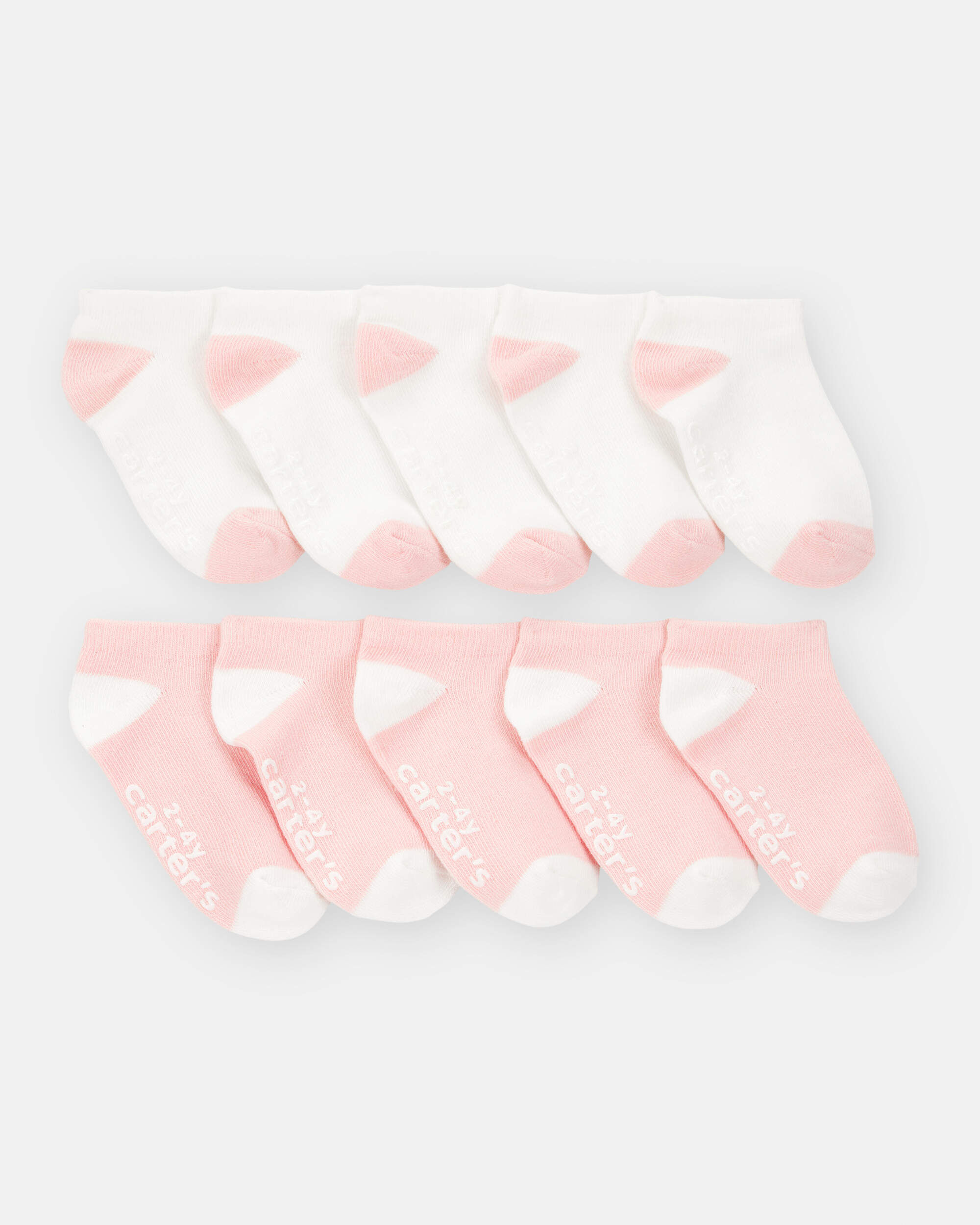 Toddler Girl 10-Pack No-Show Socks - Image 3