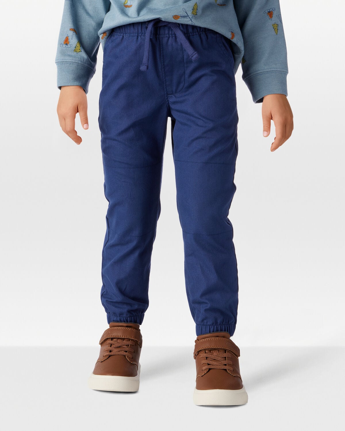 Toddler Boy Cotton Everyday Pull-On Jogger - Navy - Image 3