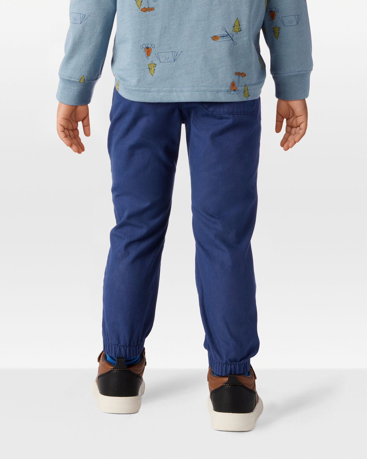Toddler Boy Cotton Everyday Pull-On Jogger - Navy - Image 4