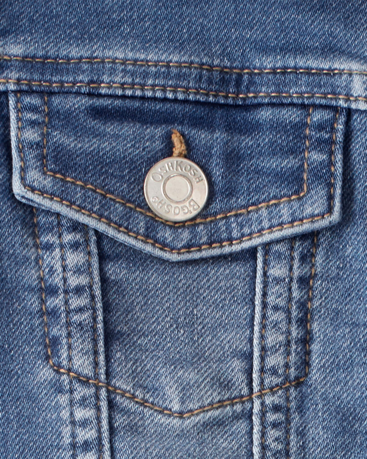 Toddler Girl Denim Jacket - Medium Wash - Image 2