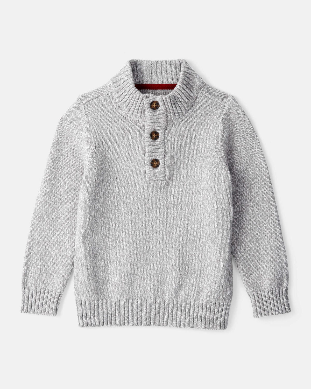 Toddler Boy Pullover Sweater - Grey