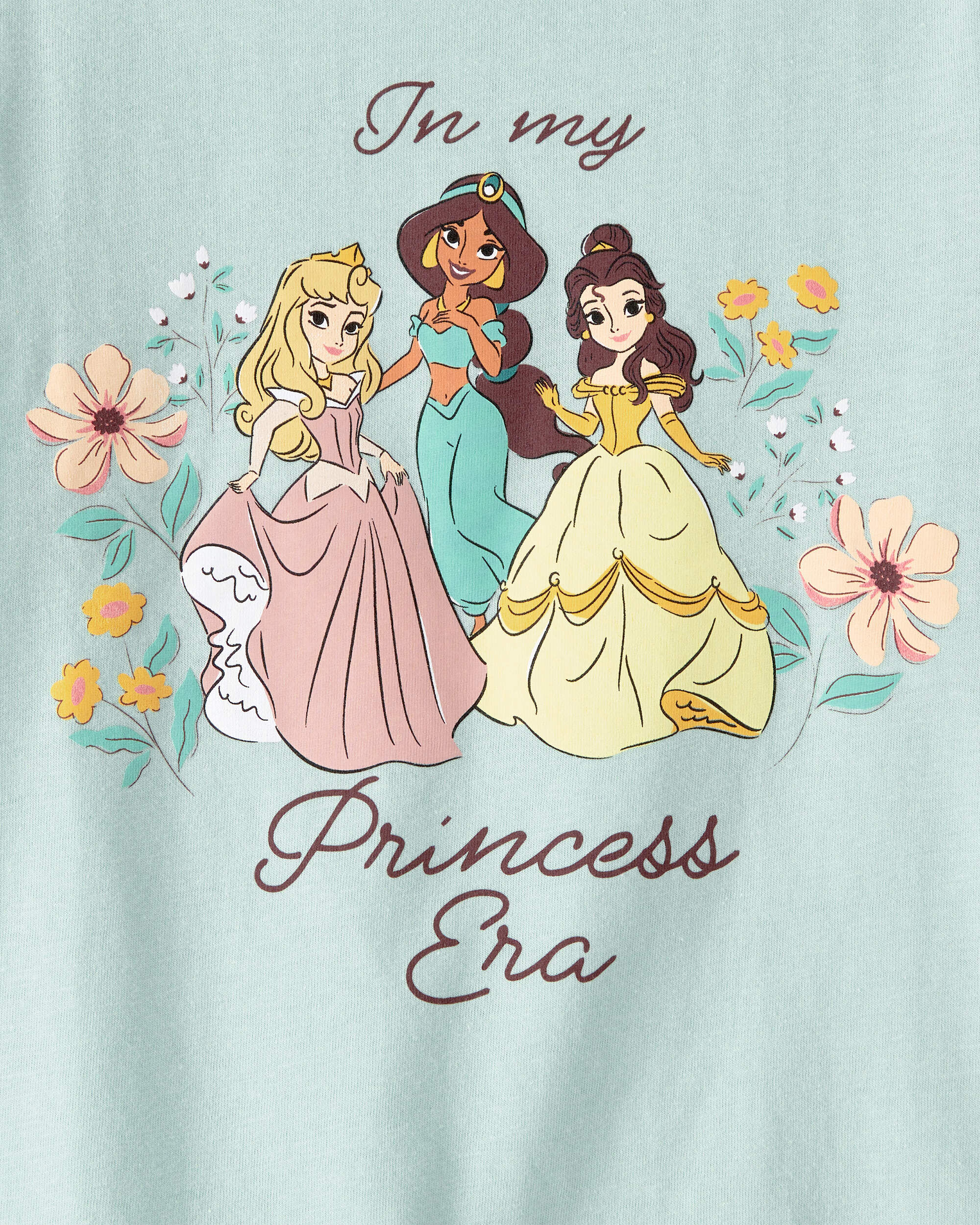 Toddler Girl Disney© Princess Graphic Tee - Blue - Image 3