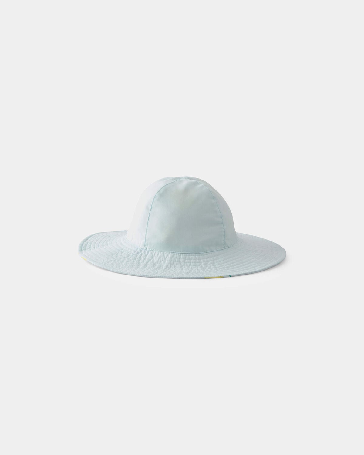 Toddler Girl Reversible Lemon Swim Hat - Blue - Image 3