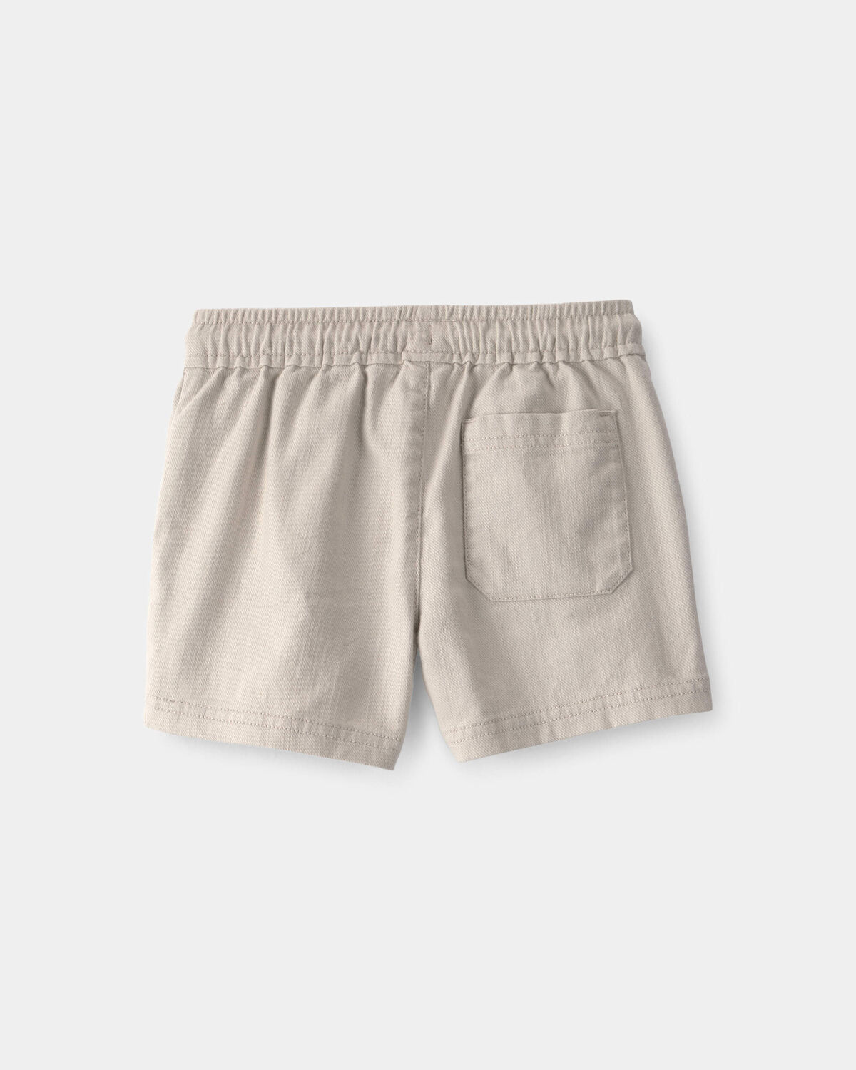 Toddler Boy Twill Shorts - Light Khaki - Image 2
