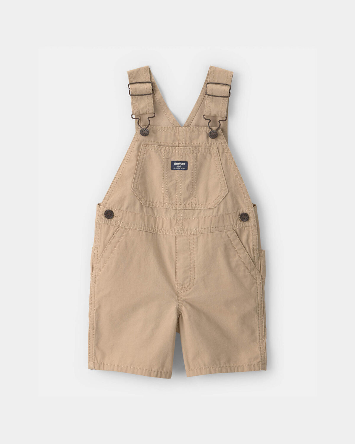 Toddler Boy Canvas Shortall - Khaki