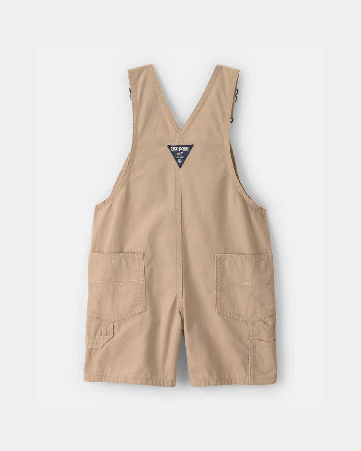Toddler Boy Canvas Shortall - Khaki - Image 2