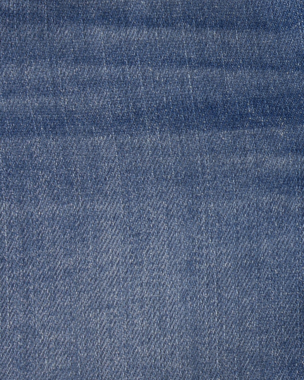 Toddler Girl Eyelet Trim Denim Shorts - Dark Wash - Image 3