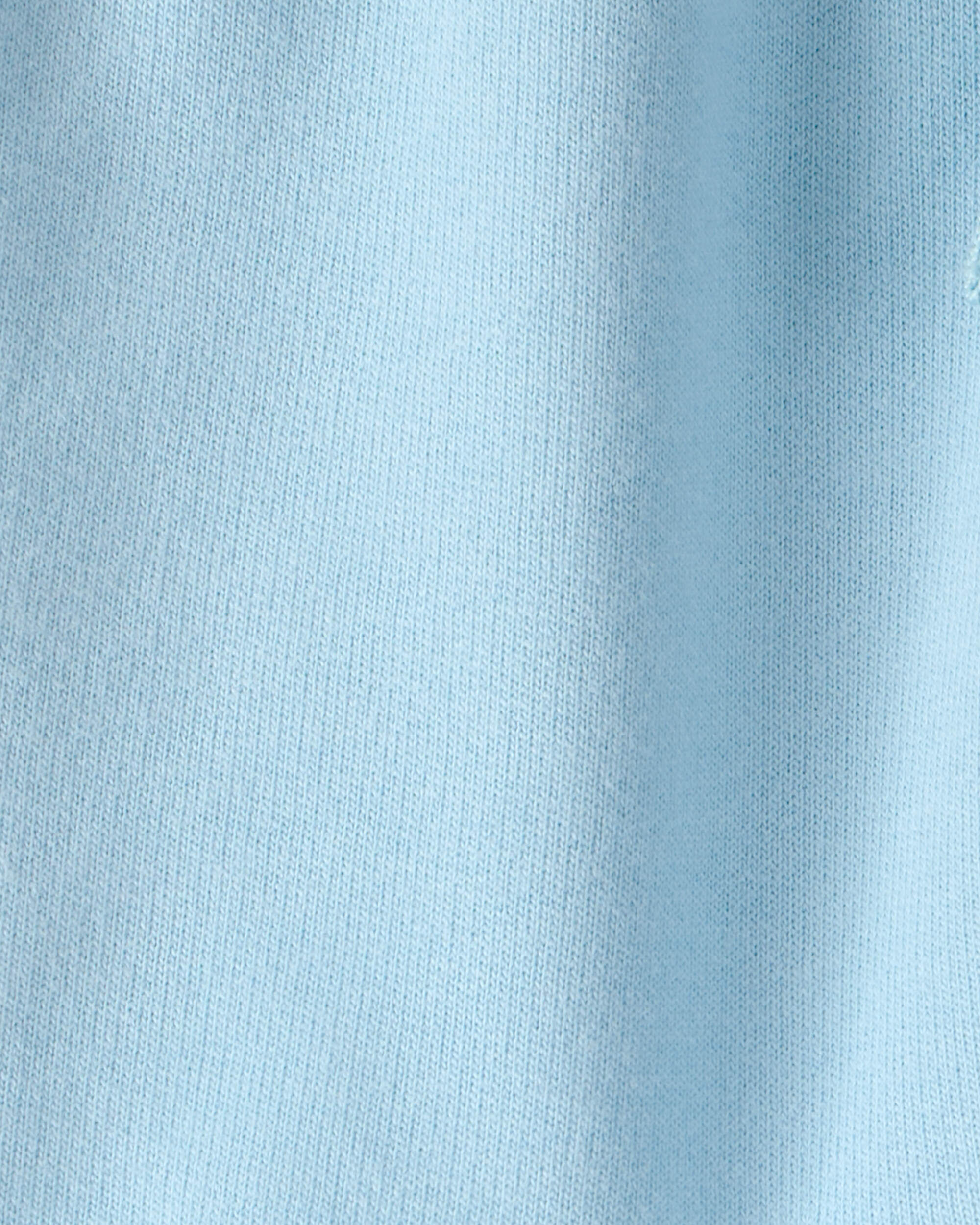 Toddler Girl French Terry Shorts - Blue - Image 4
