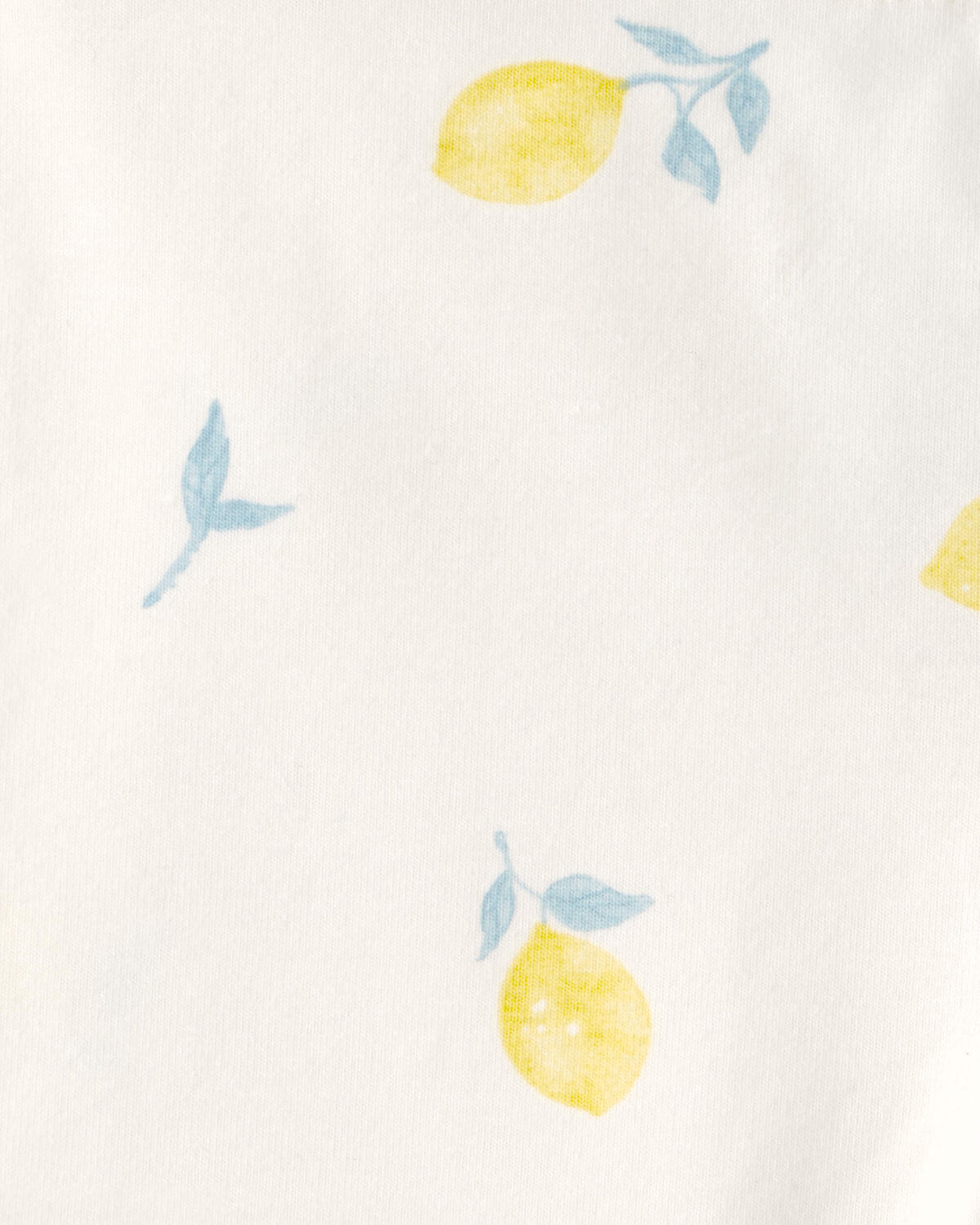 Toddler Girl Lemon Bike Shorts - Cream - Image 3