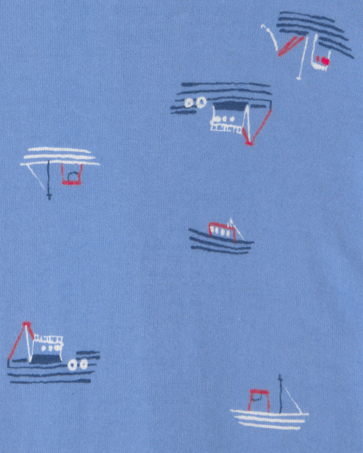 Toddler Boy 2-Pack Boat Snug Fit 1-Piece Pajama - Blue - Image 4