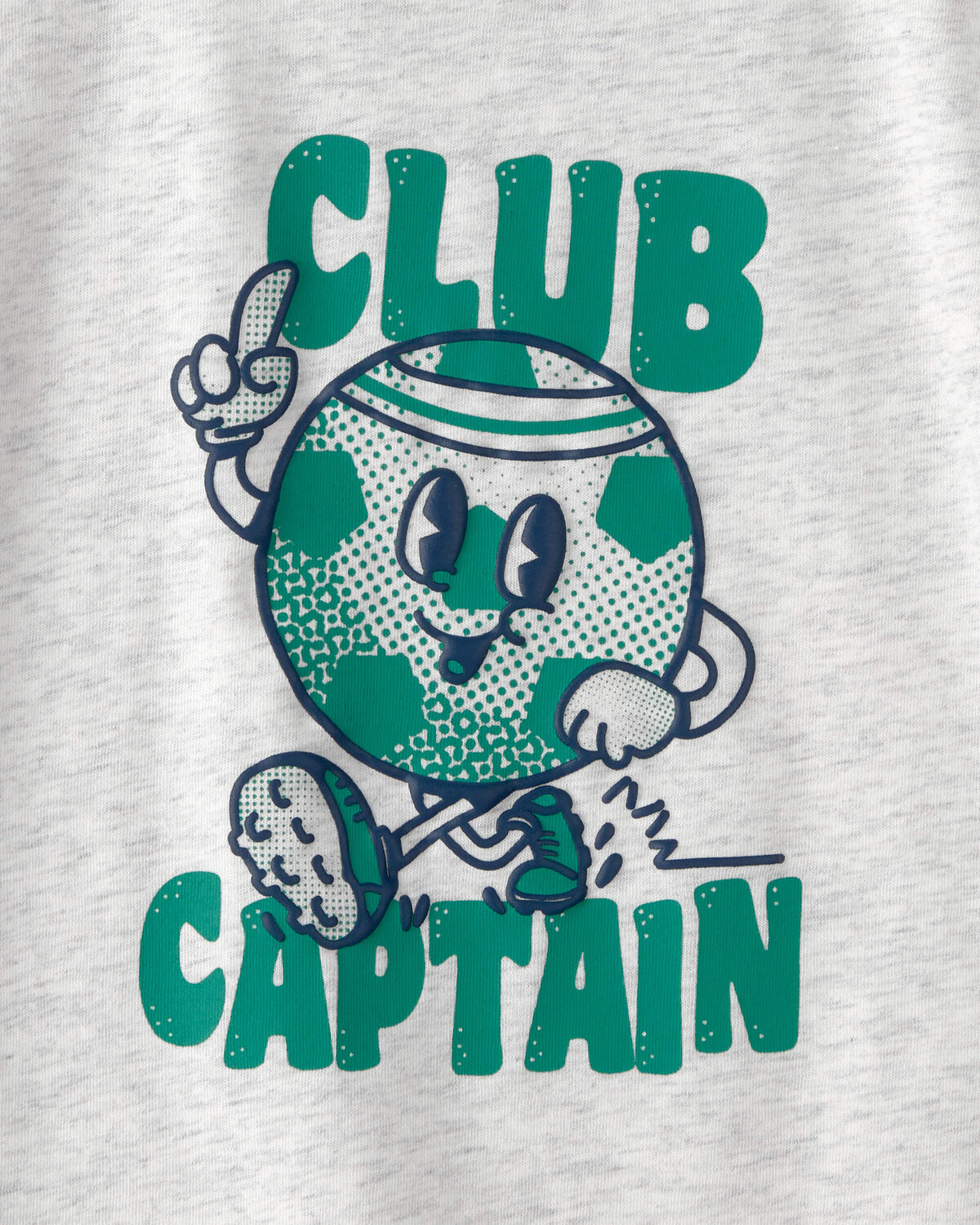 Toddler Boy 'Club Captain' Graphic Tee - Grey - Image 3