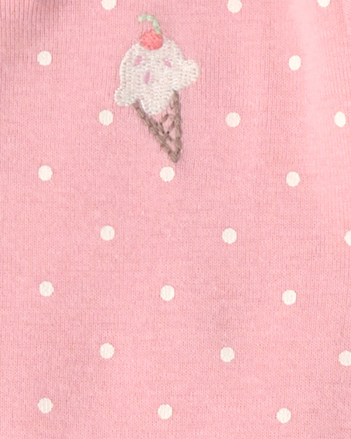 Toddler Girl 2-Pack Ice Cream Truck 100% Cotton Snug Fit 1-Piece Pajama - Pink/Ivory - Image 2