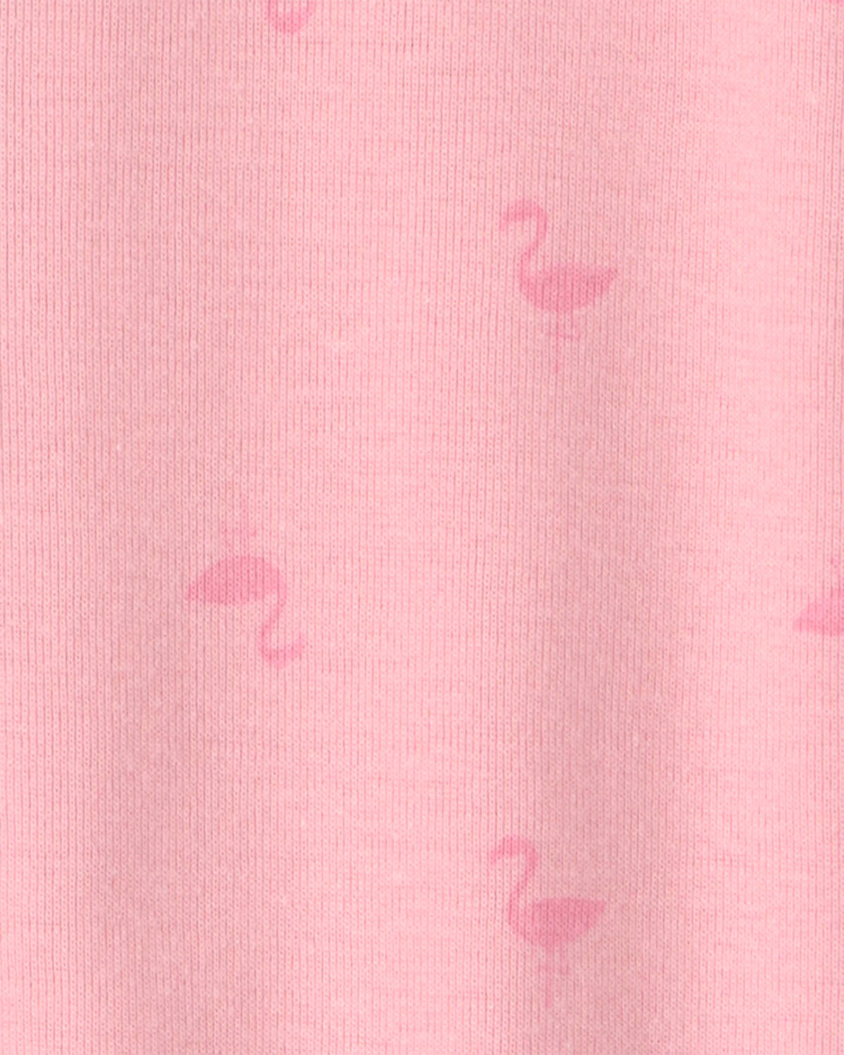 Toddler Girl Flamingo 100% Cotton Snug Fit 1-Piece Pajama - Pink - Image 2