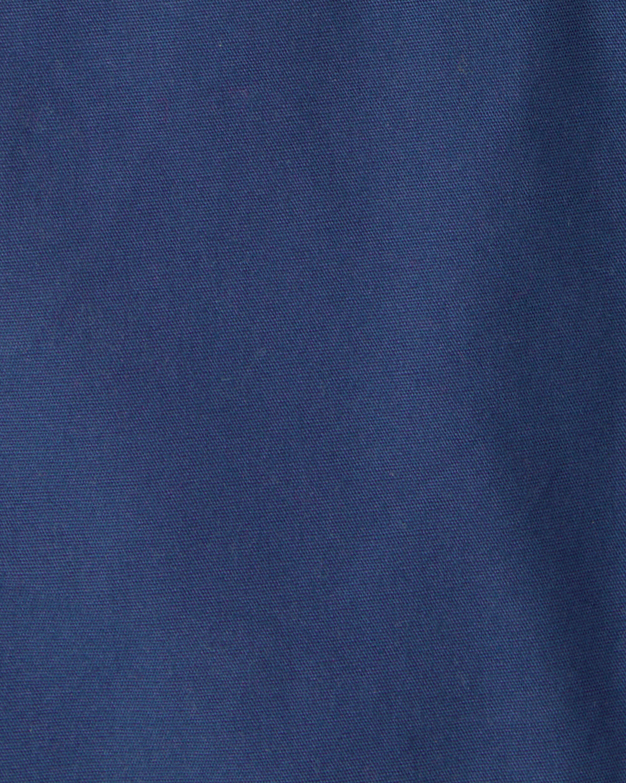 Toddler Boy Canvas Shorts - Blue - Image 4