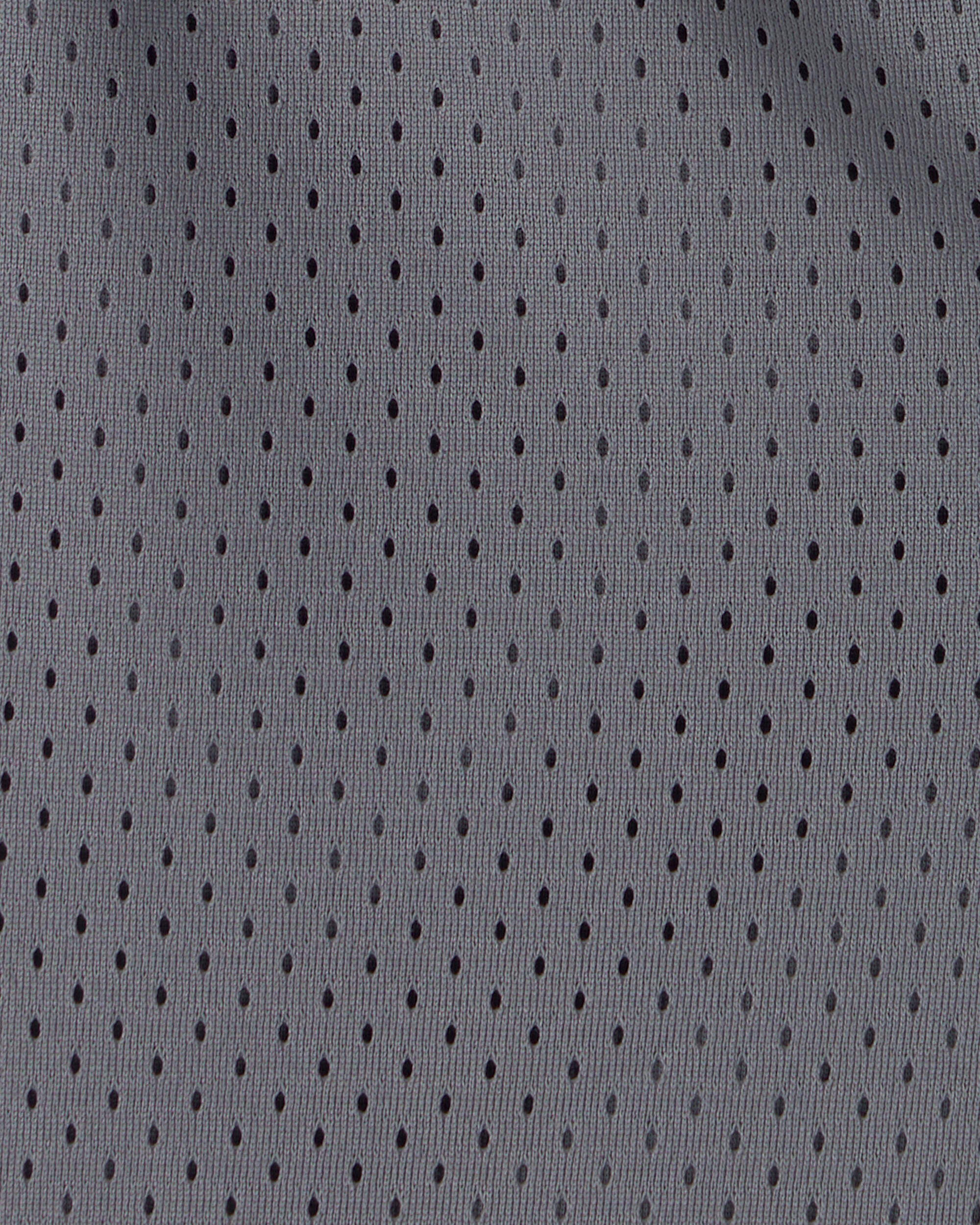 Toddler Boy Stripe Mesh Active Shorts - Grey - Image 4