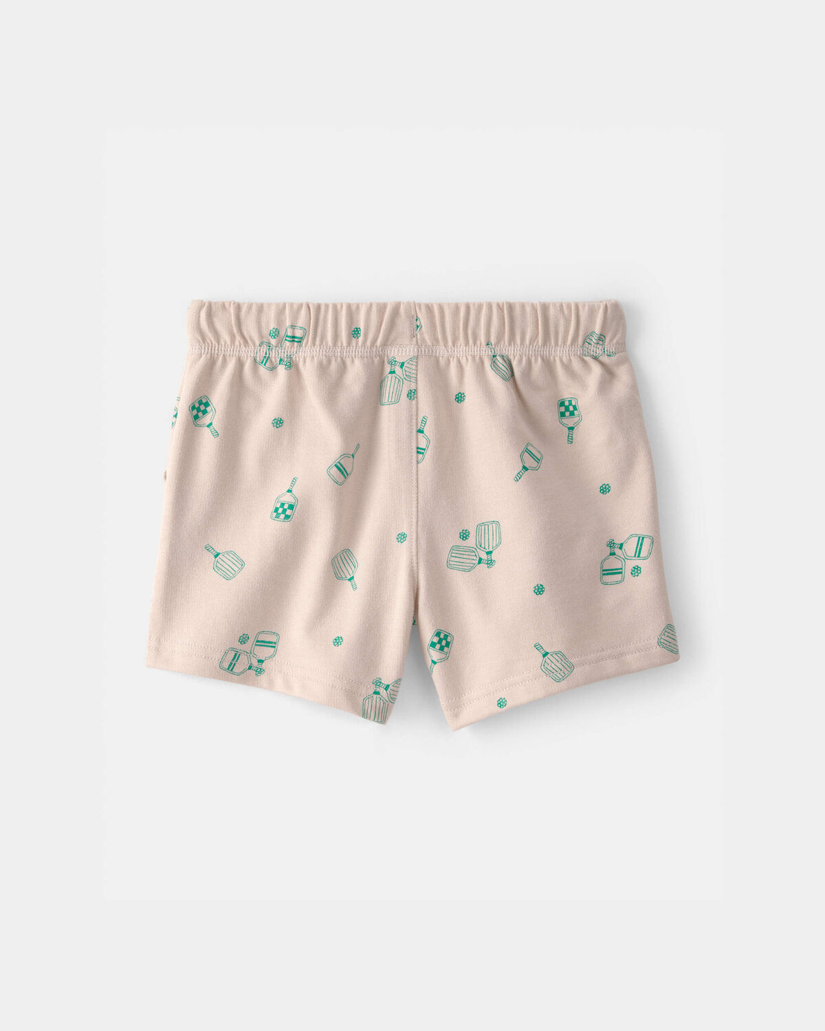 Toddler Boy Pickleball French Terry Shorts - Brown - Image 2