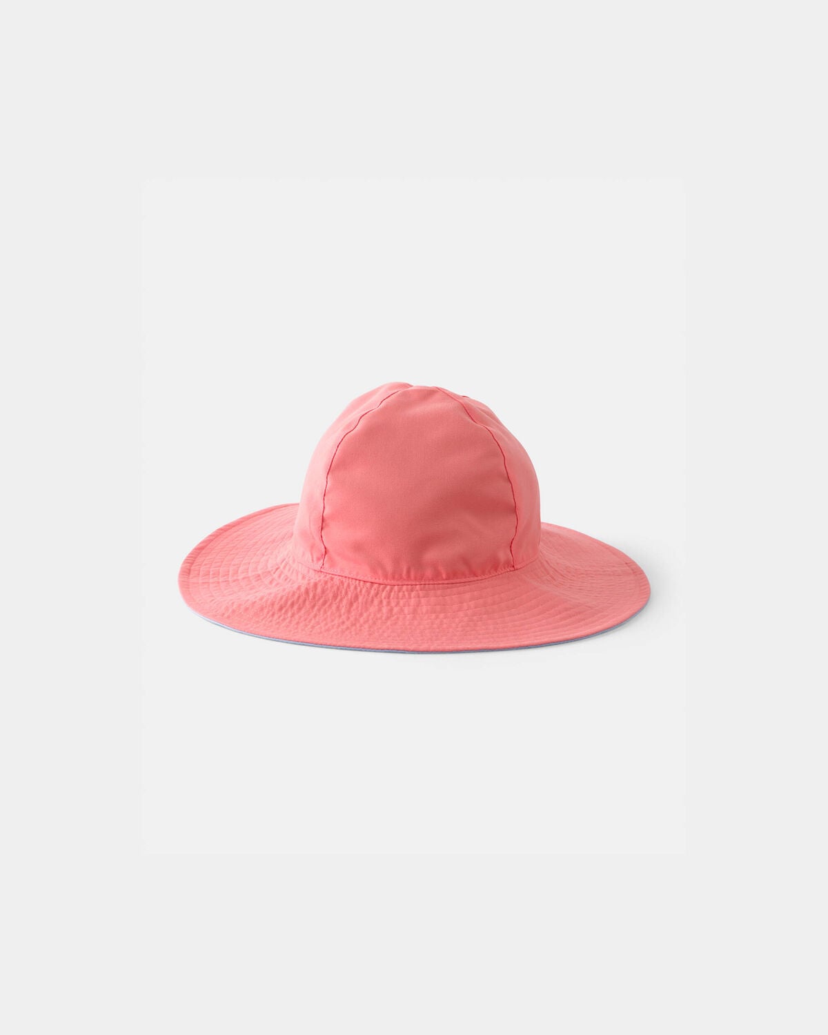 Toddler Girl Reversible Swim Hat - Coral/Blue - Image 2