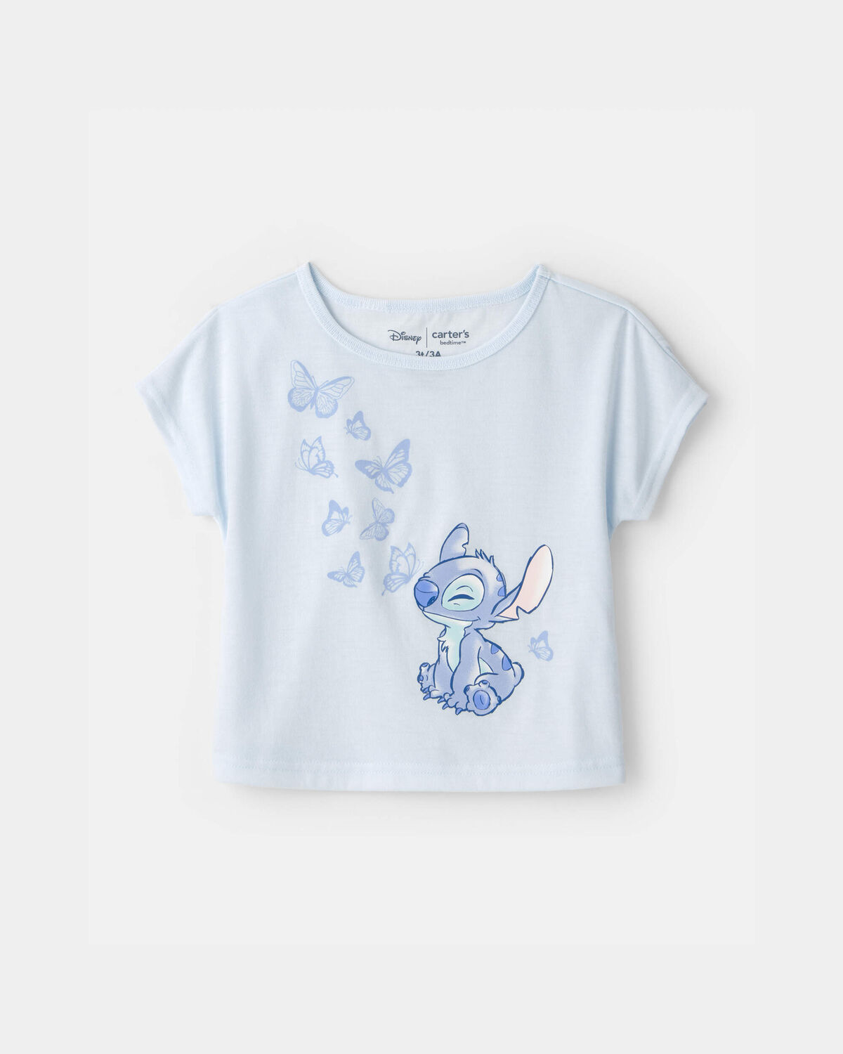 Toddler Girl 2-Piece Disney© Lilo & Stitch Short-Sleeve Pajama Set - Blue - Image 2