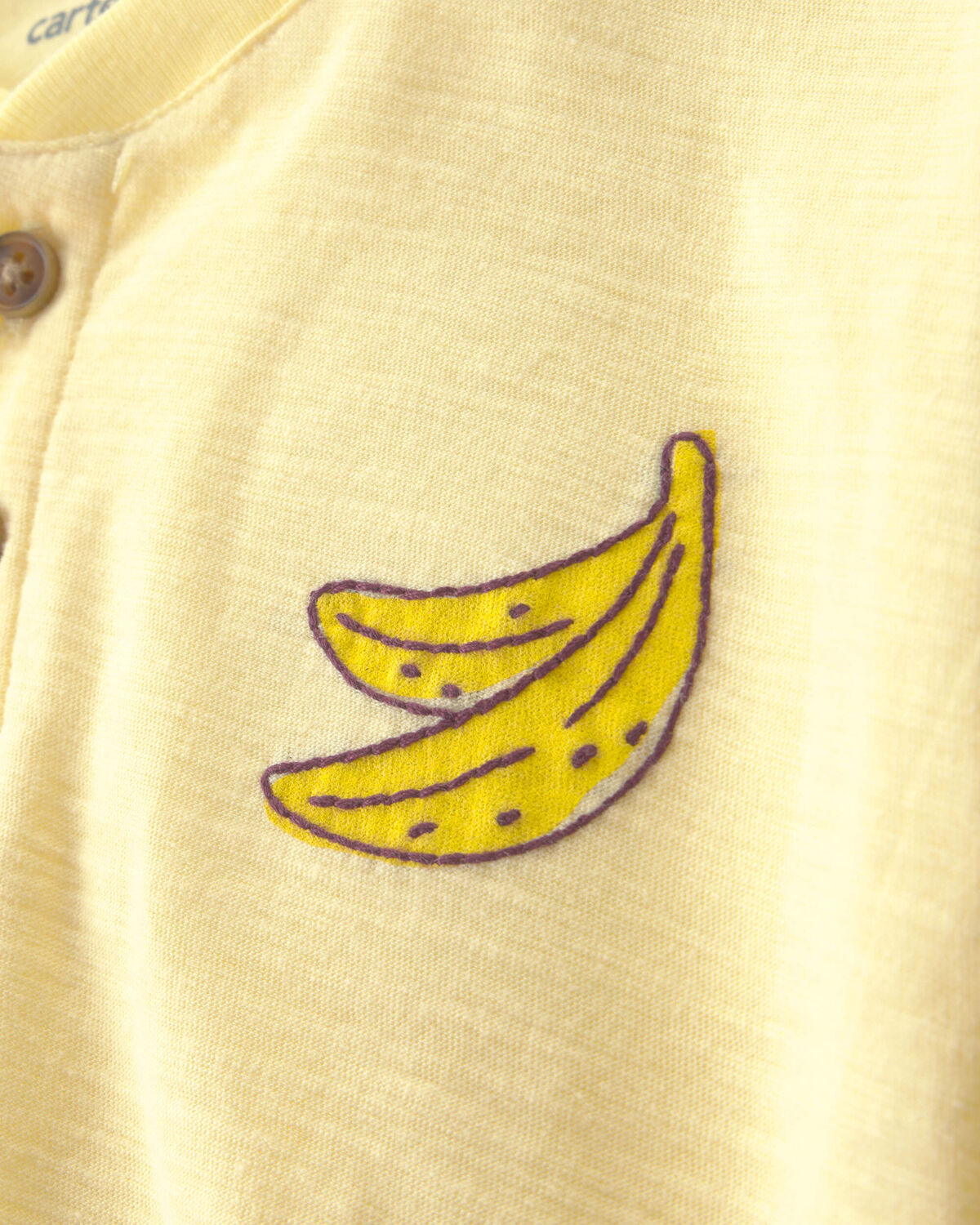 Toddler Boy 2-Piece Banana Top & Short Set - Yellow/Green - Image 2