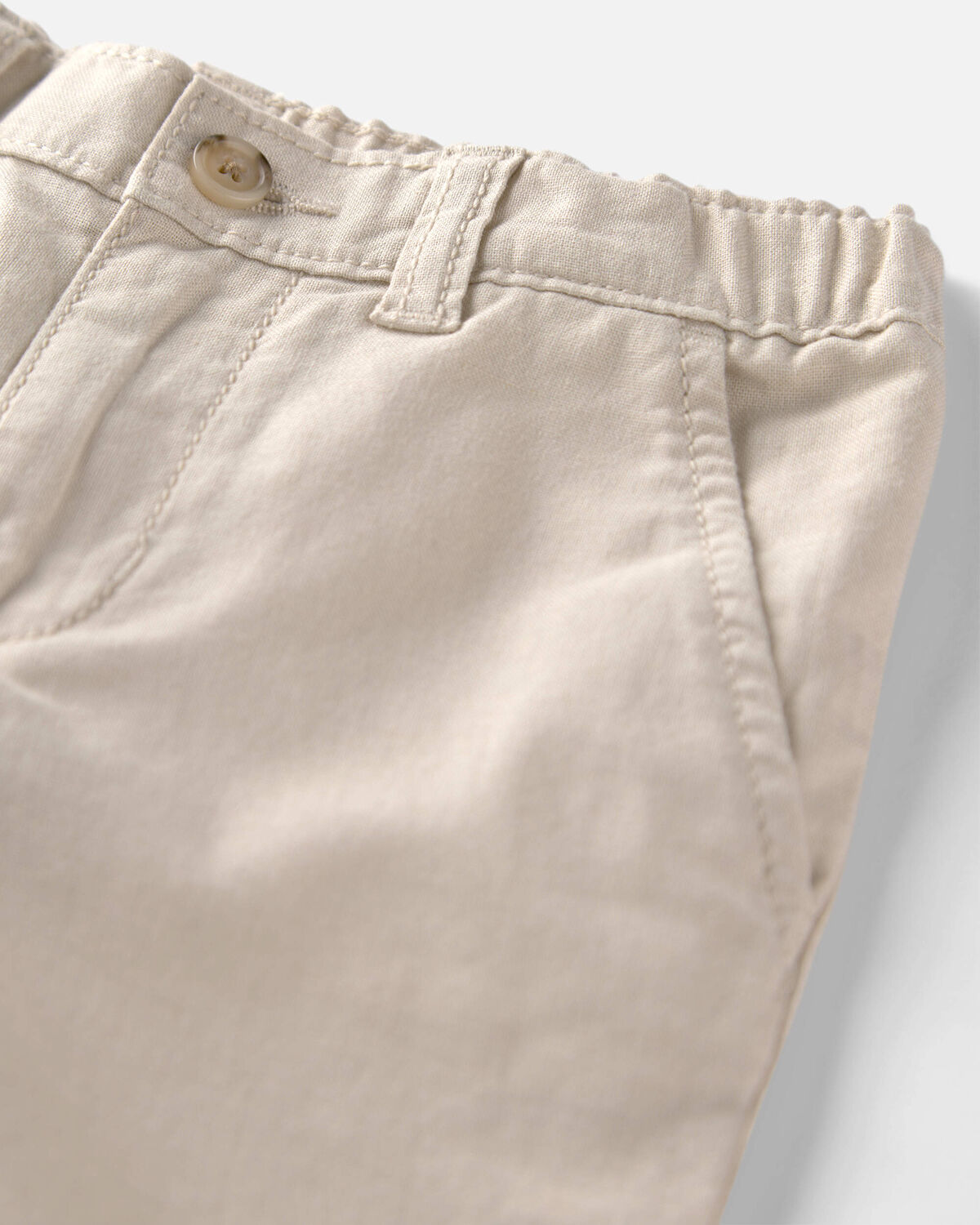 Toddler Boy Linen Pants Made with Organic Cotton - Image 3
