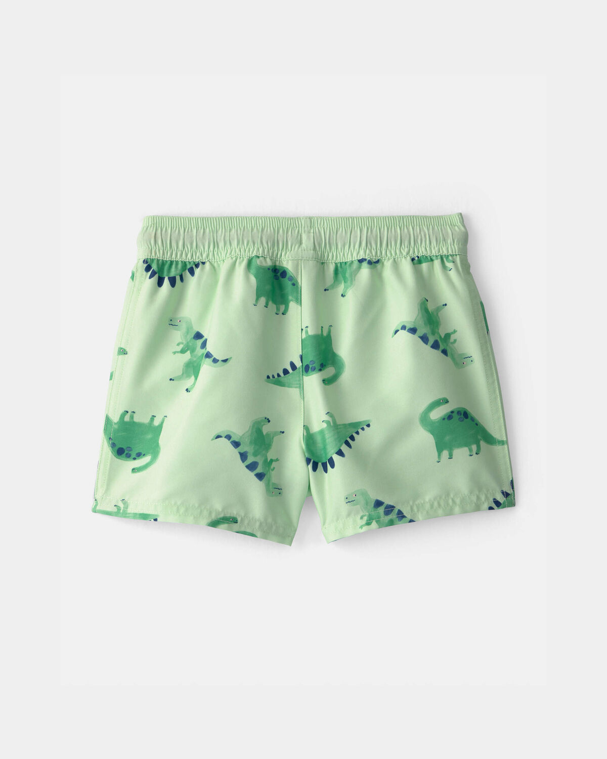 Toddler Boy Dinosaur Swim Trunks - Green - Image 2