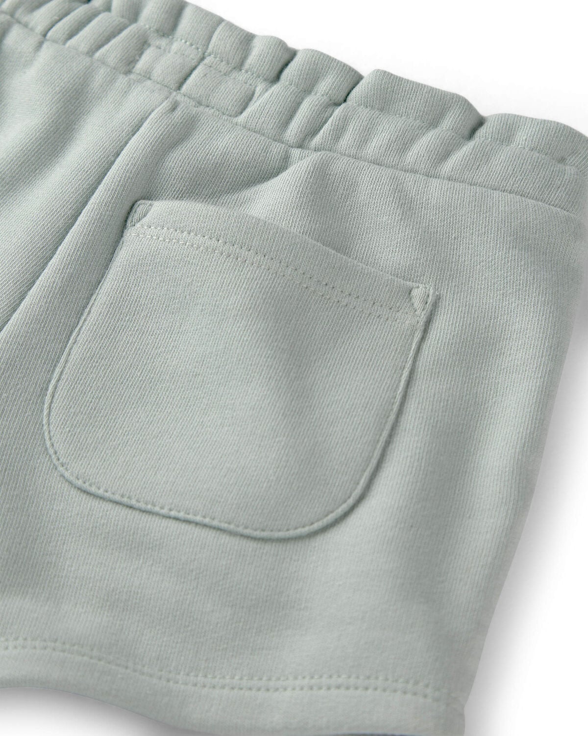 Toddler Girl French Terry Shorts Made with Organic Cotton - Image 2