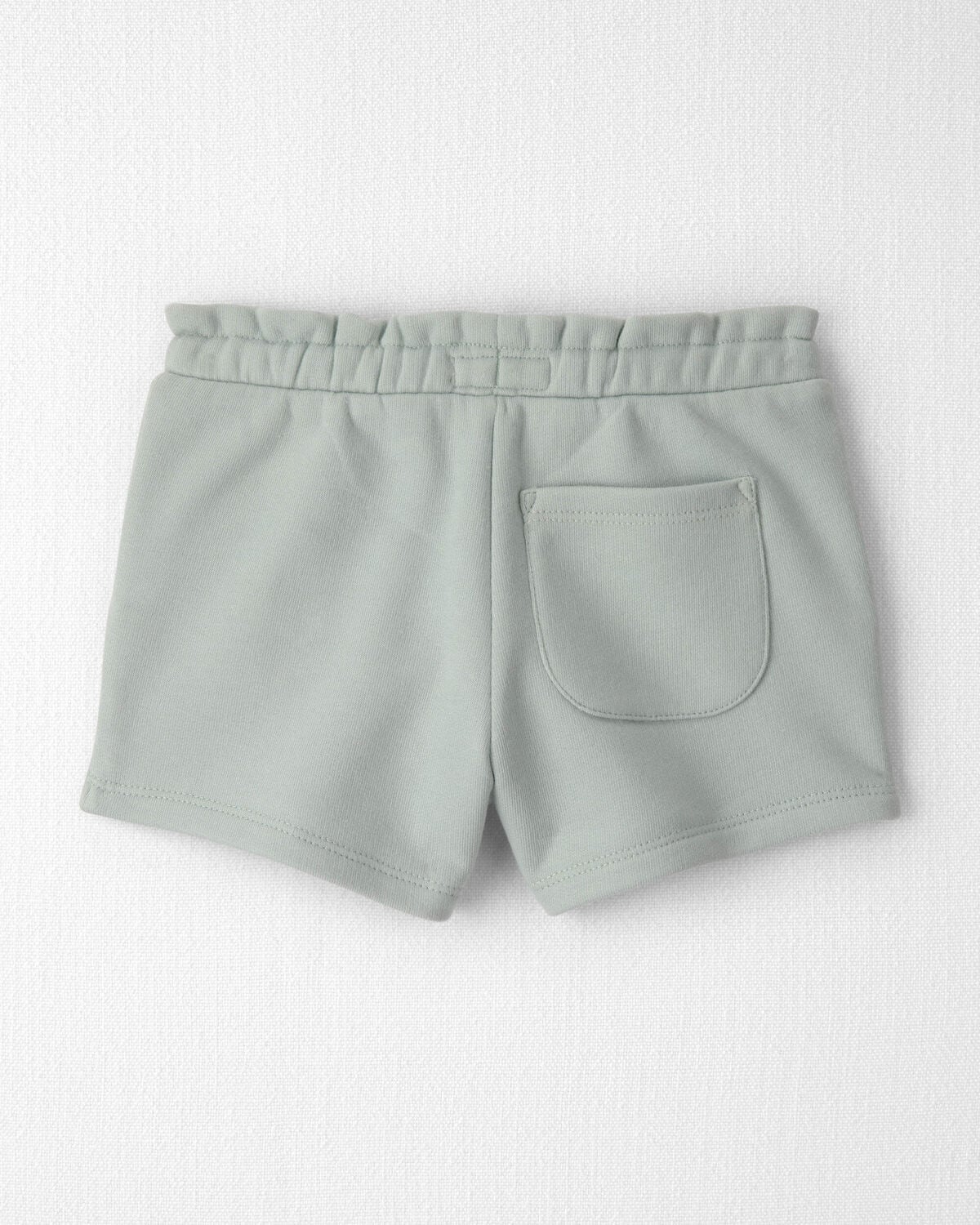 Toddler Girl French Terry Shorts Made with Organic Cotton - Image 3
