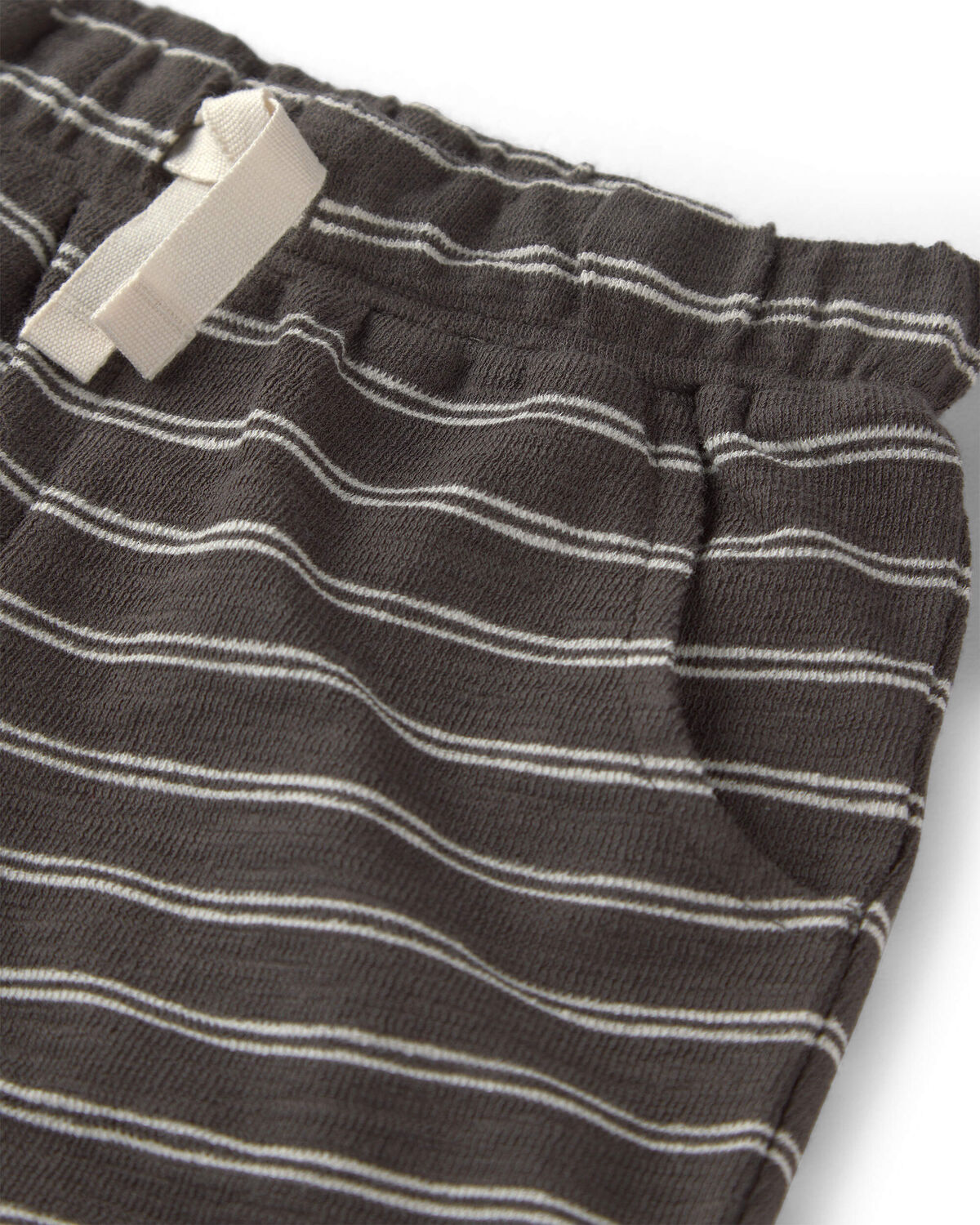 Toddler 2-Piece Top & Short Set Made with Organic Cotton in Stripes - Image 2