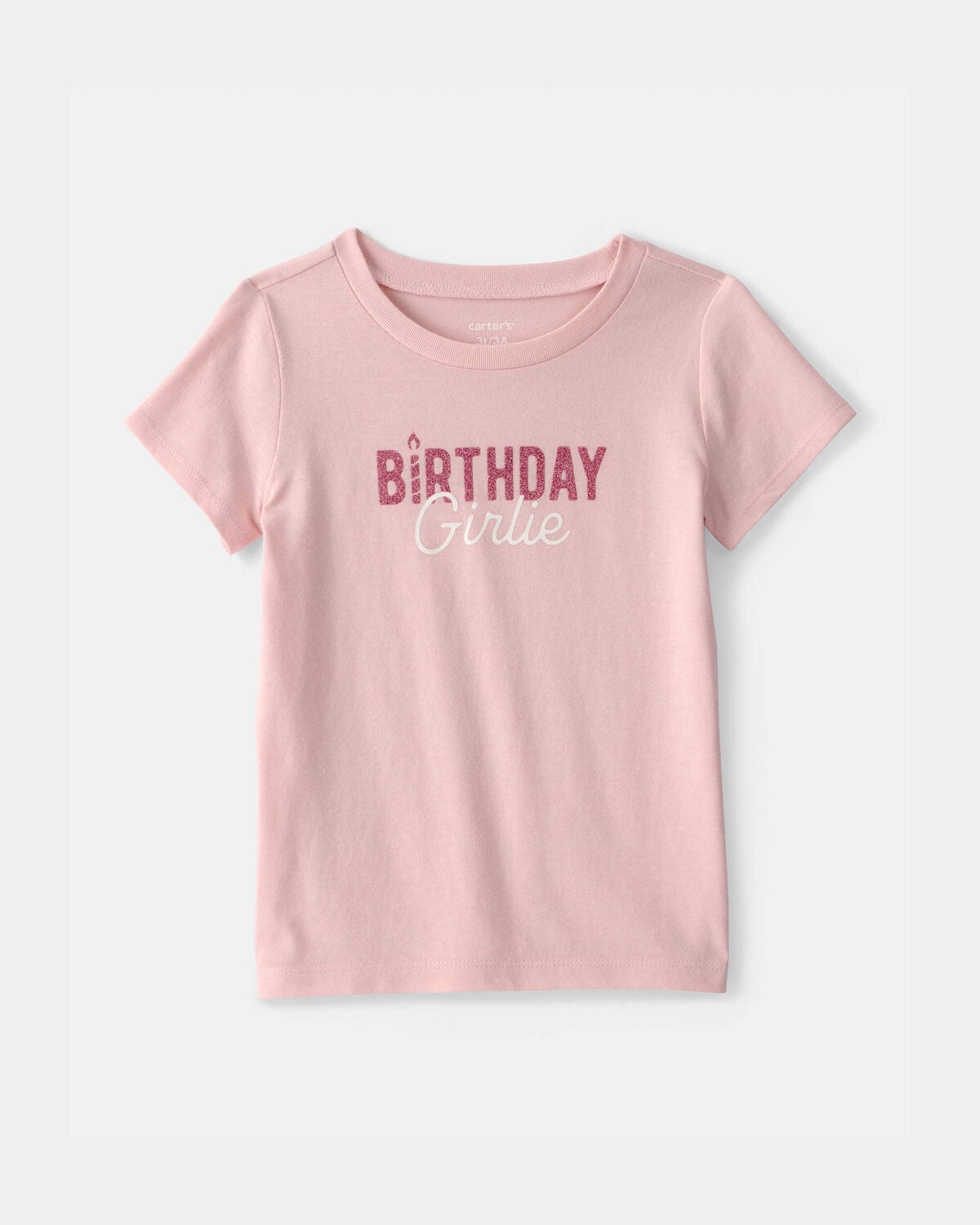 Toddler Girl 'Birthday Girlie' Graphic Tee - Pink
