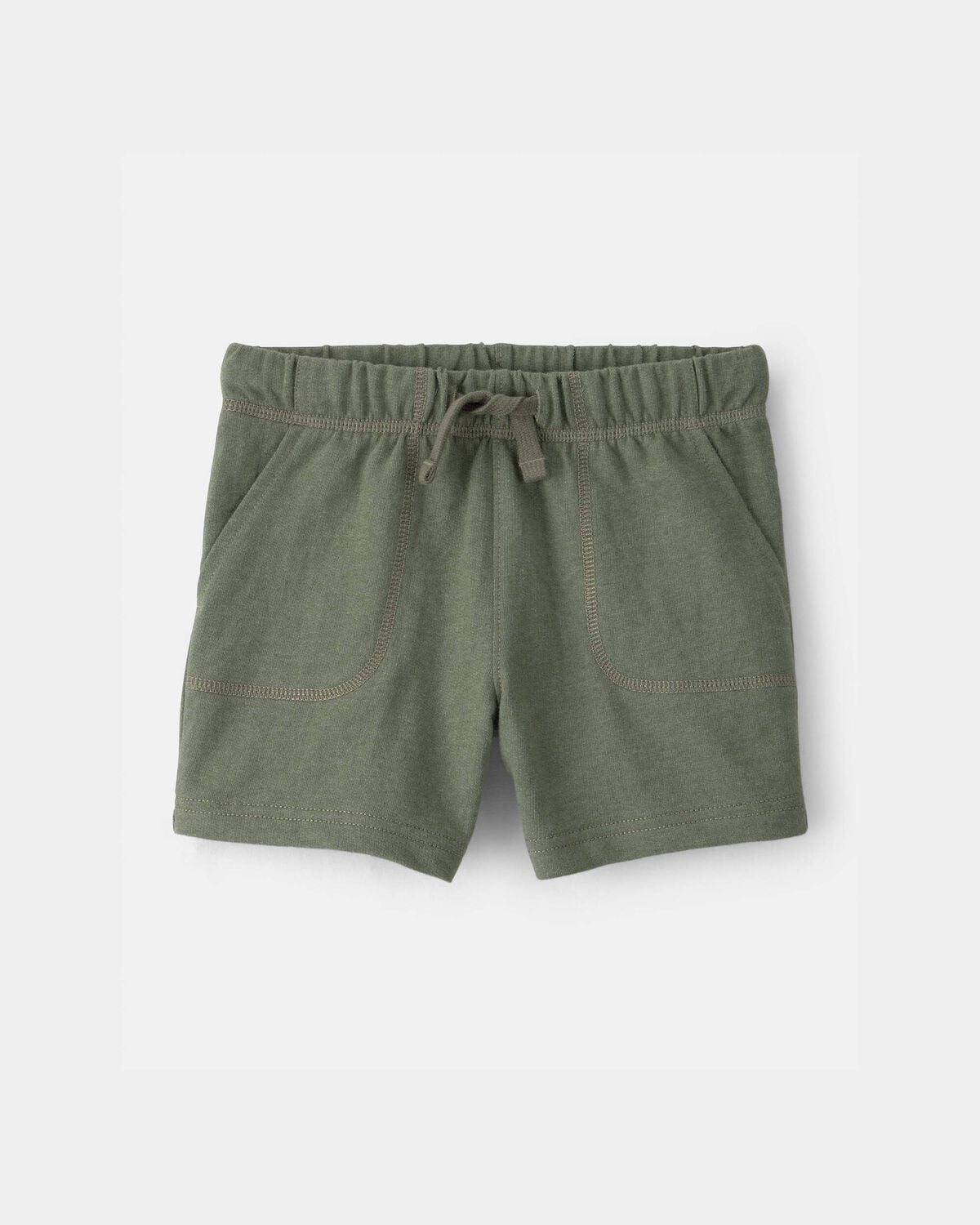 Toddler Boy French Terry Shorts - Green