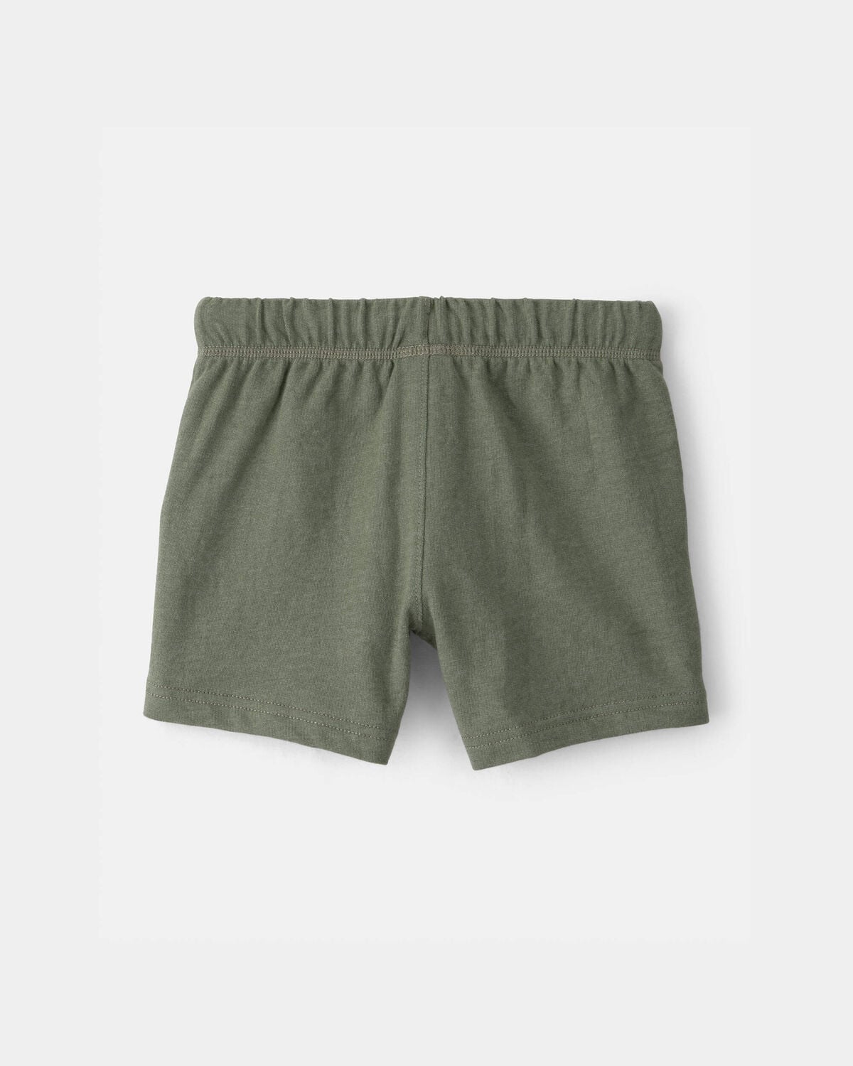 Toddler Boy French Terry Shorts - Green - Image 2