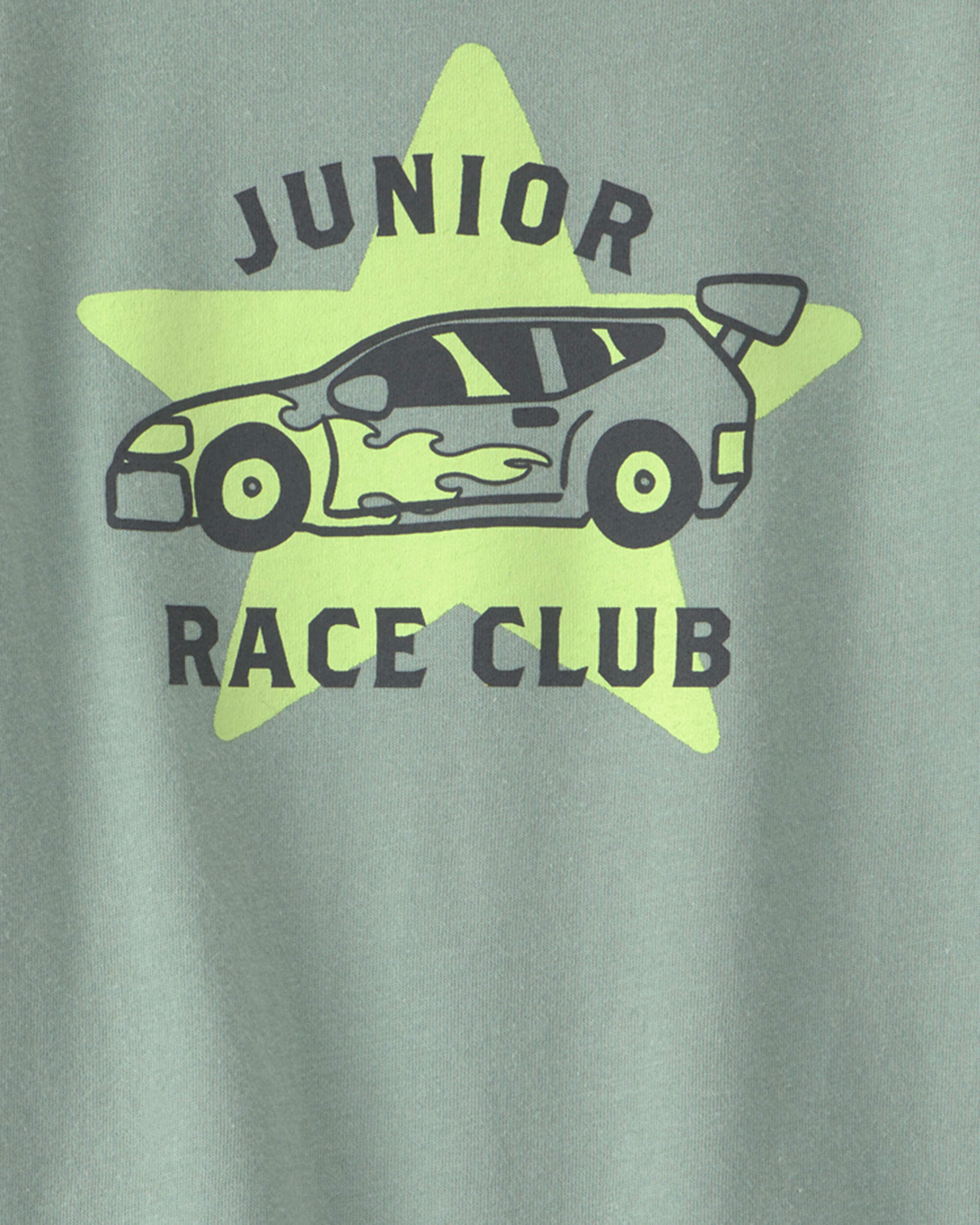 Toddler Boy 'Junior Race Club' Graphic Tee - Green - Image 3