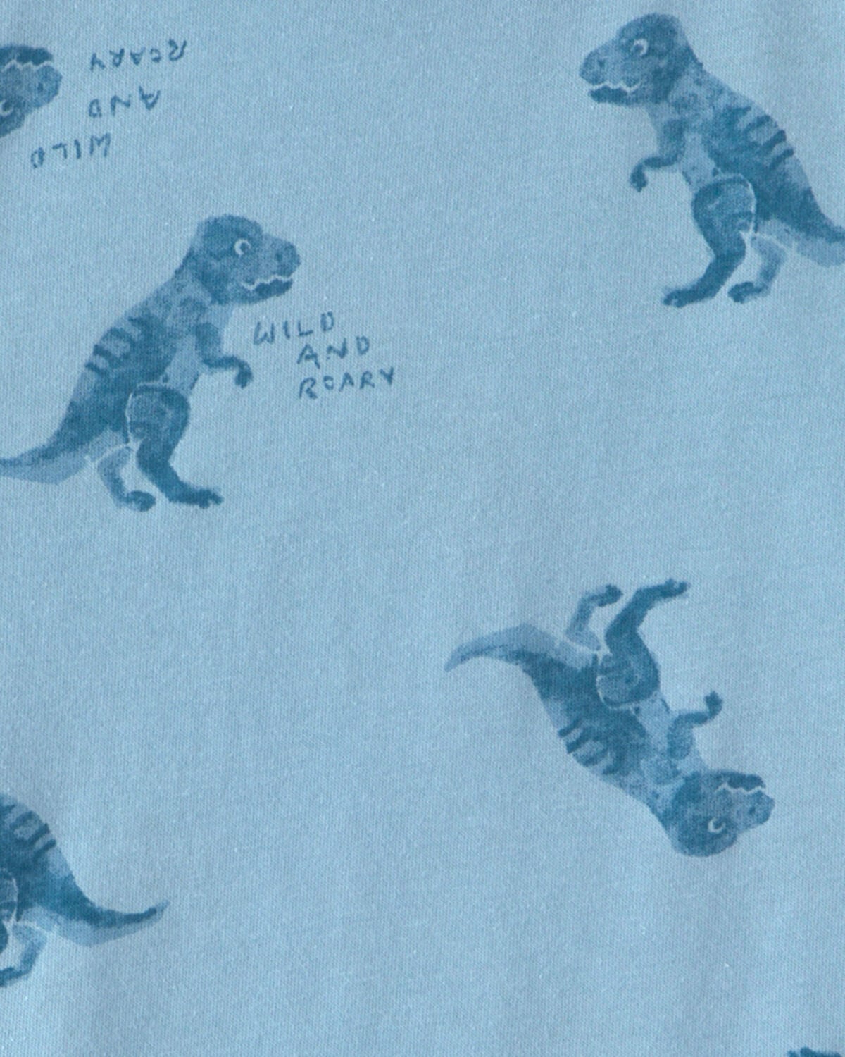 Toddler Boy Dinosaur T-Shirt - Blue - Image 2
